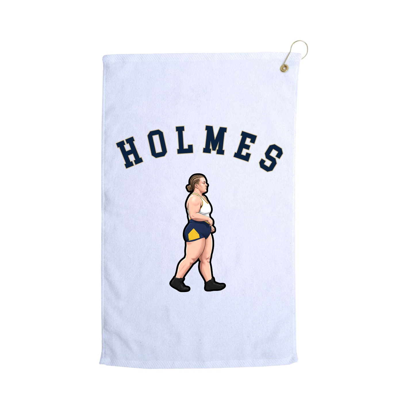 Golf Towel — Shirsey Arch in White