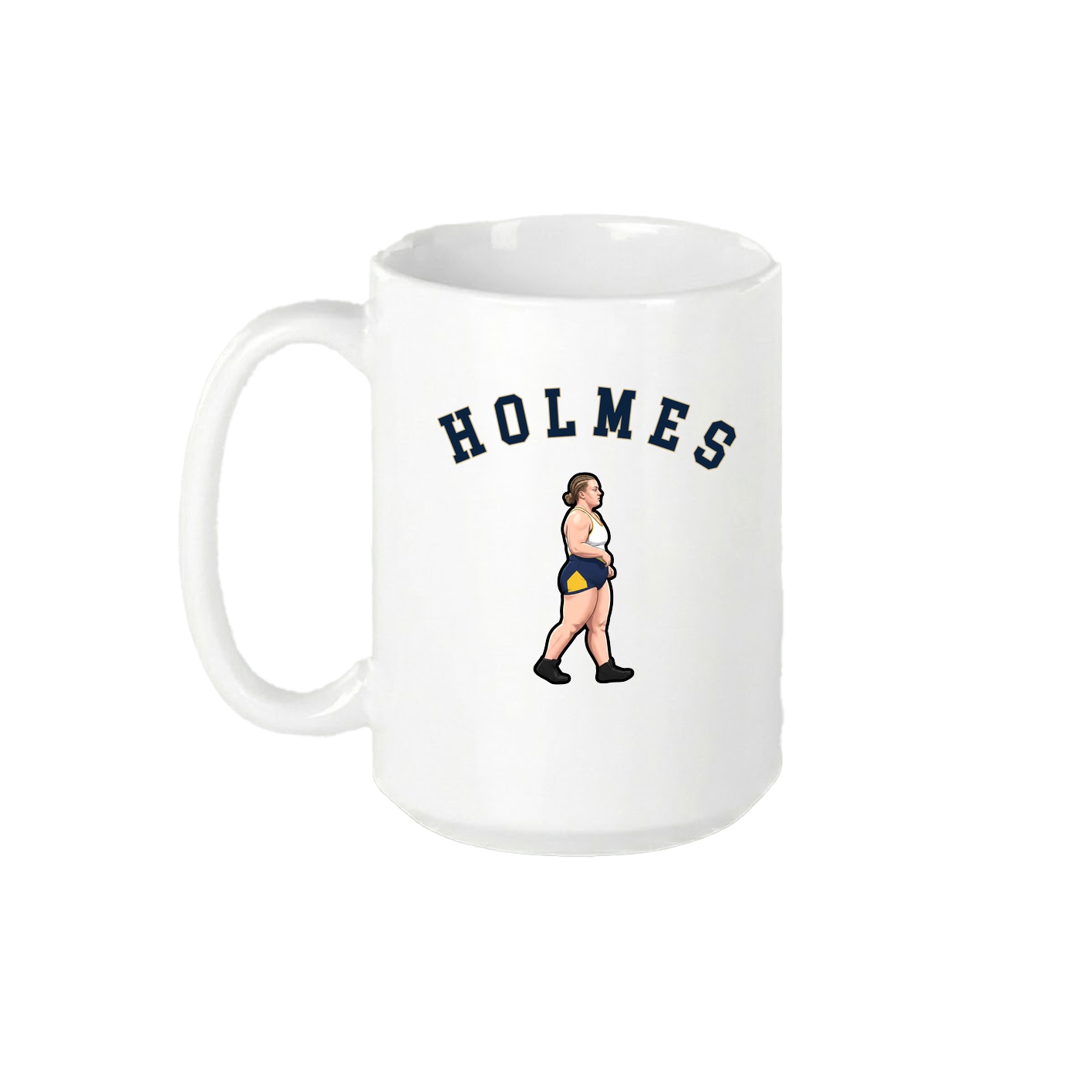 15oz Coffee Mug — Shirsey Arch in White