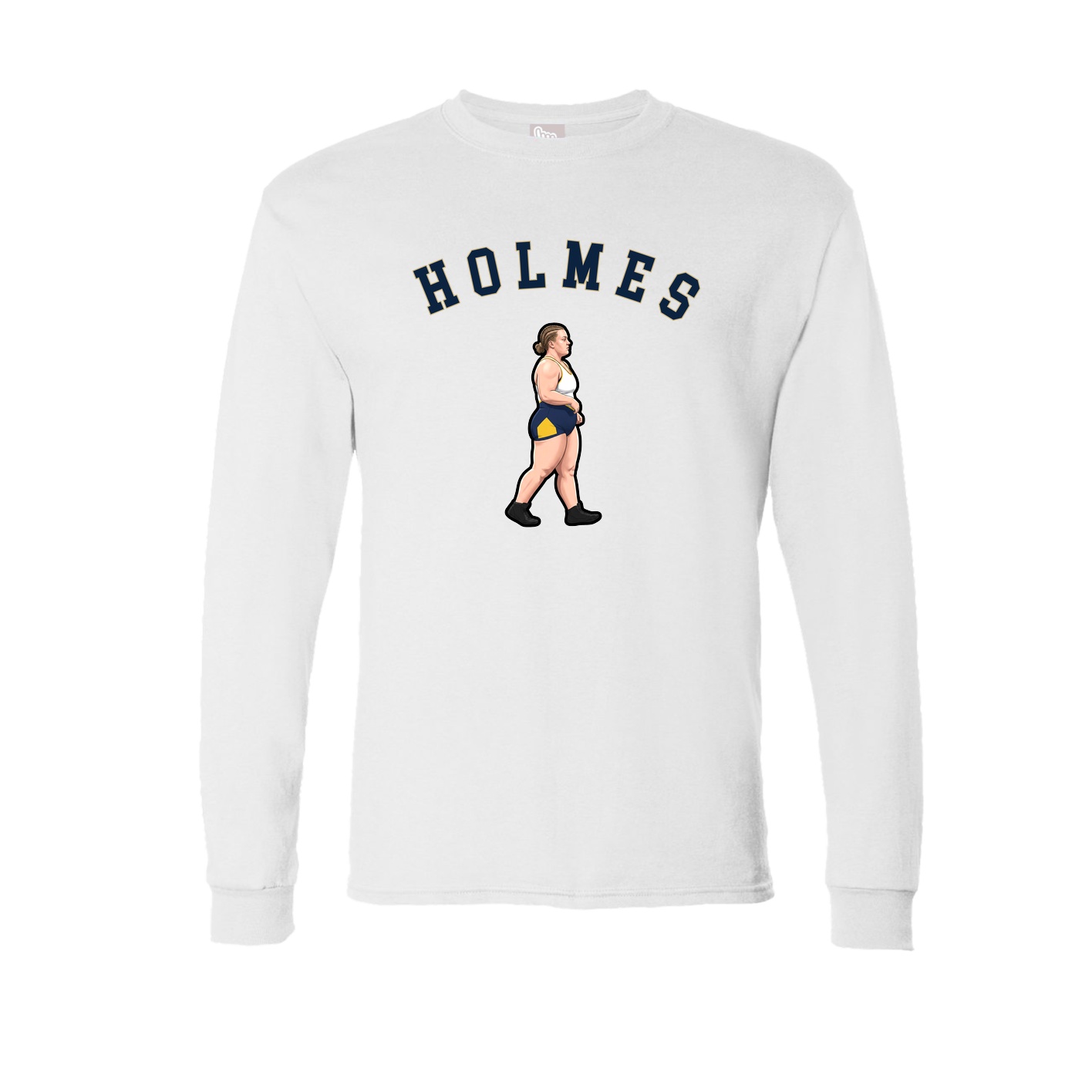 Long Sleeve Tee — Shirsey Arch in White
