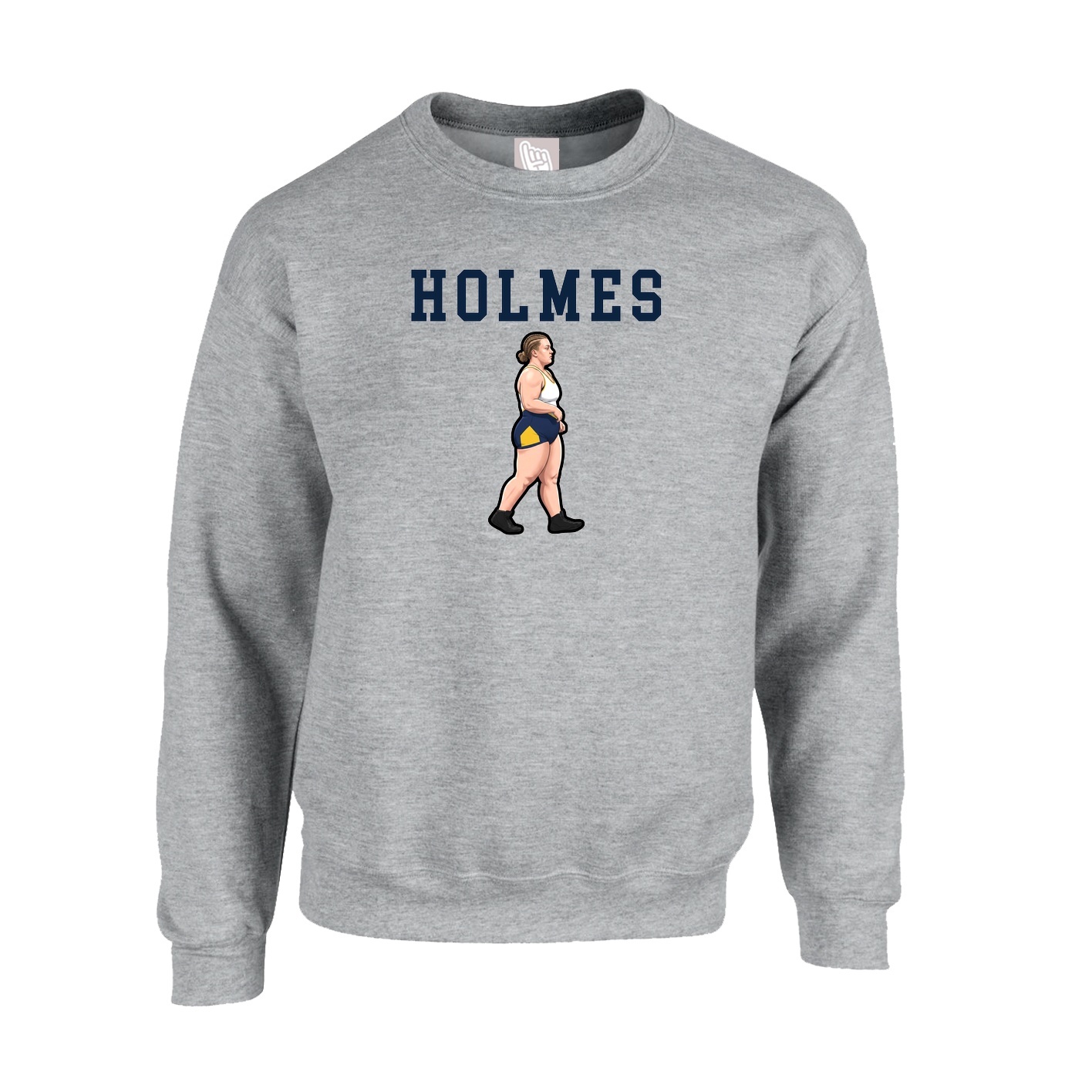 Fleece Crew — Shirsey in Grey