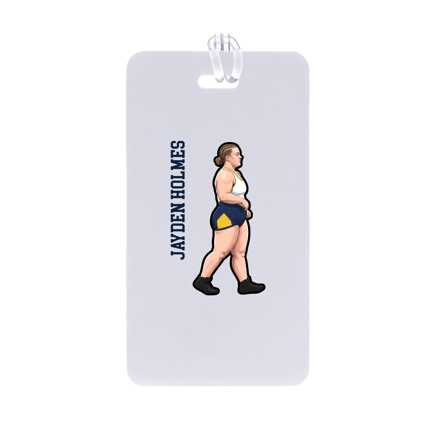 Bag Tag — Name Vertical in Classic