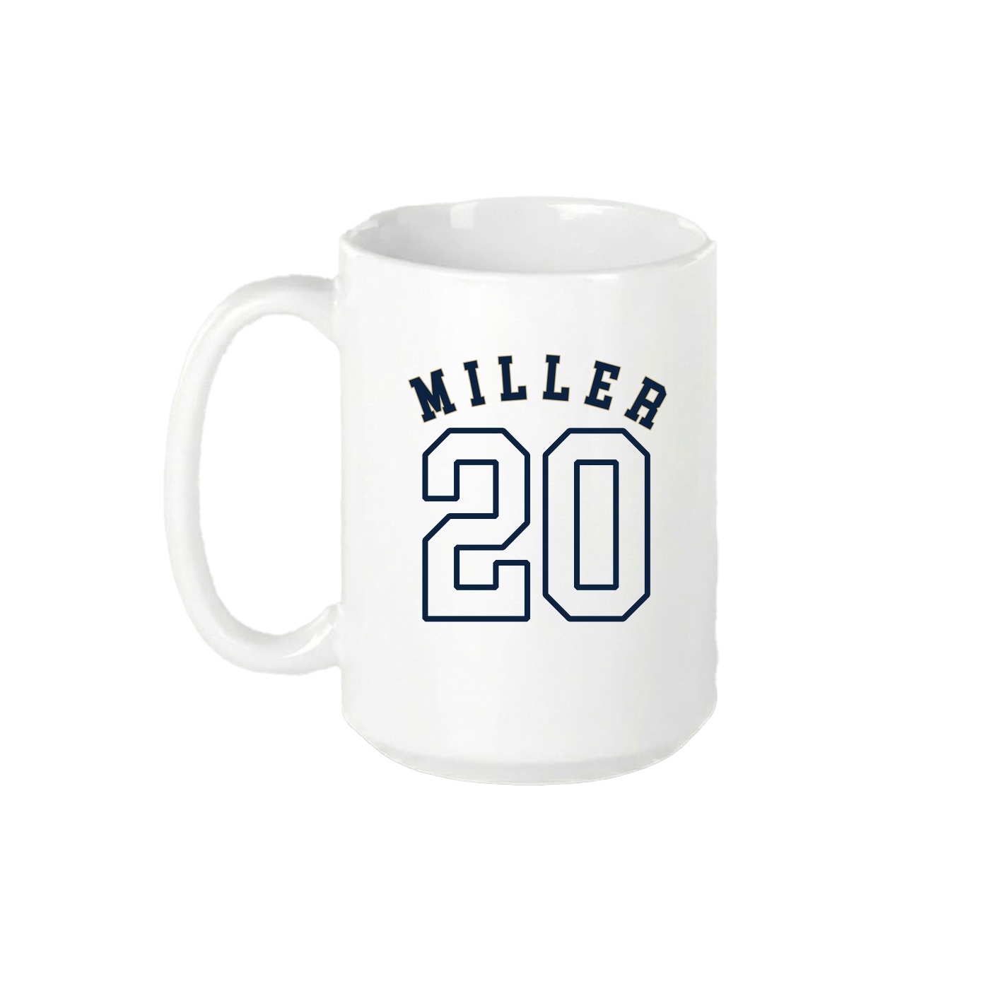 15oz Coffee Mug — Shirsey Arch in White