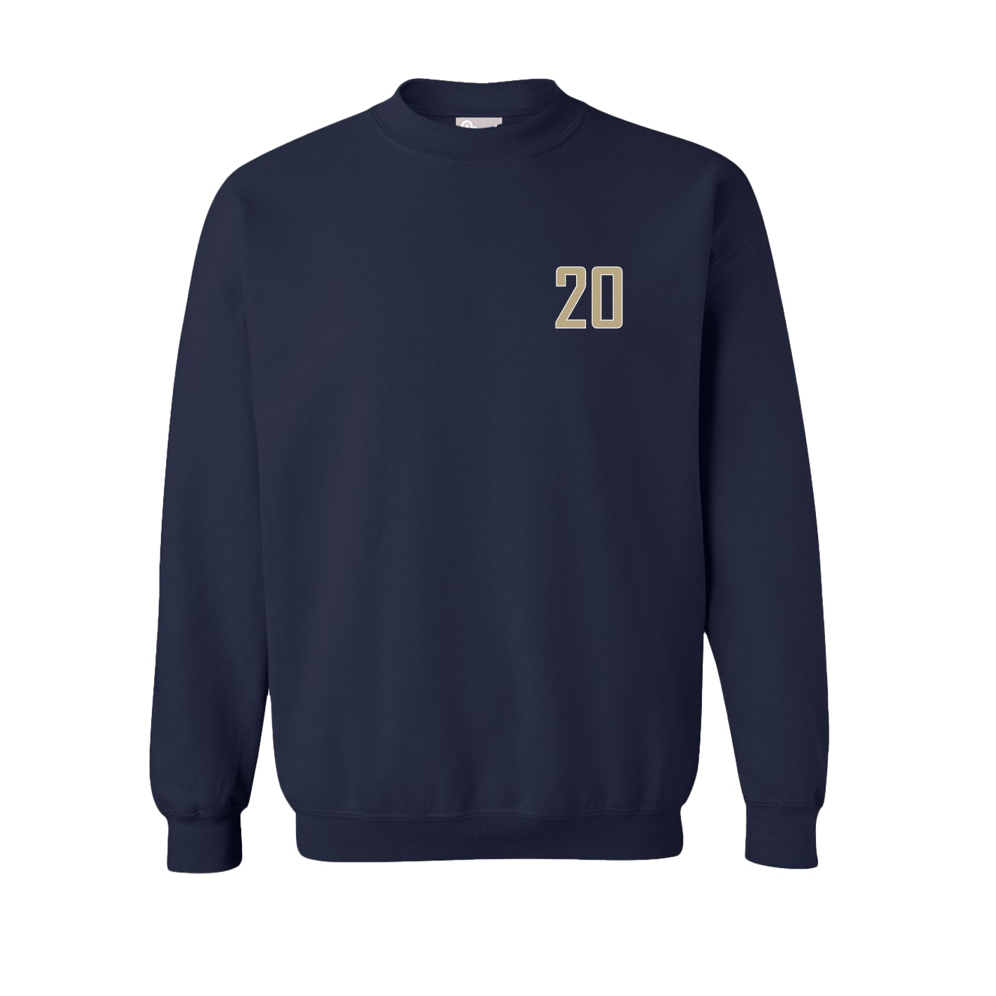 Fleece Crew — Front Shirsy in Navy
