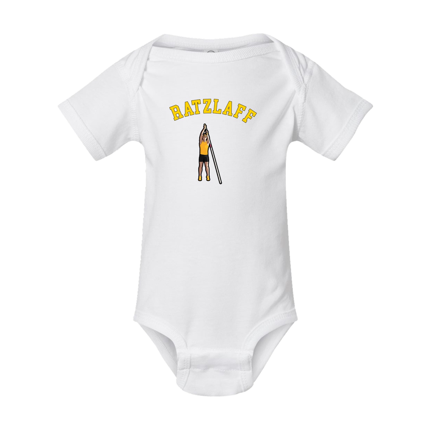 Baby Onesie — Shirsey Arch in White