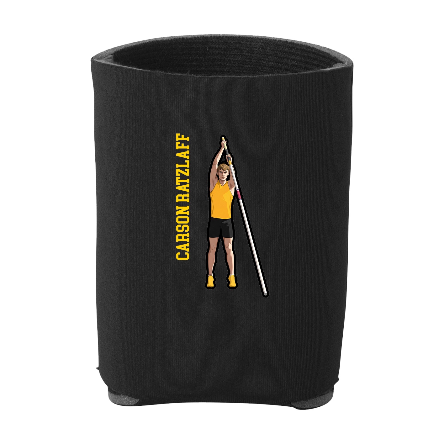 Can Holder — Name Vertical in Black