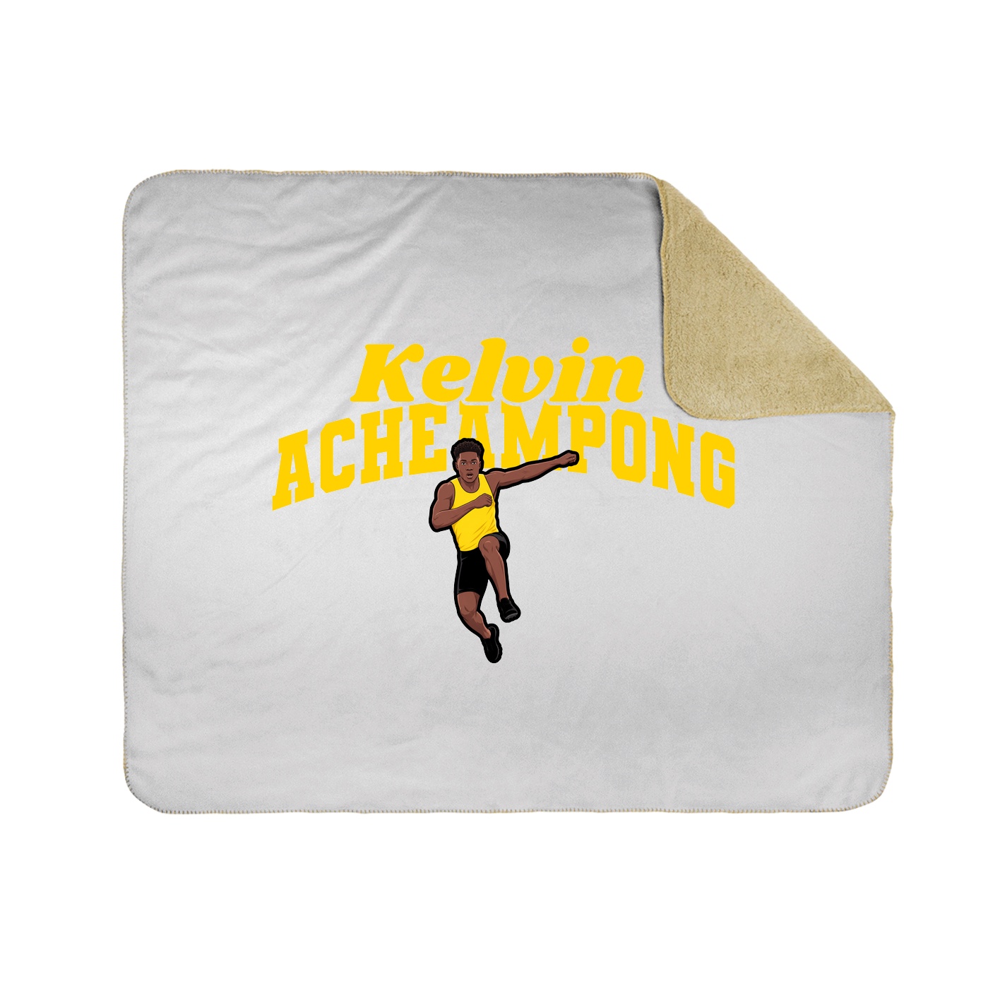 Throw Blanket — Signature Arch in White