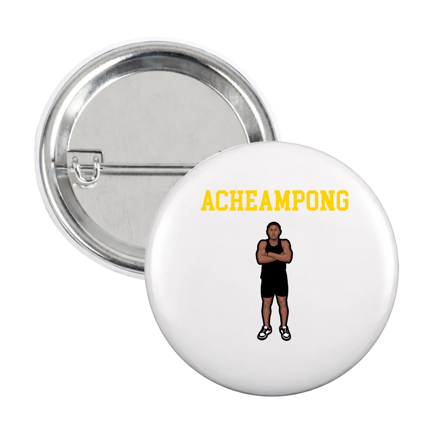 Game Day Button — Shirsey in White