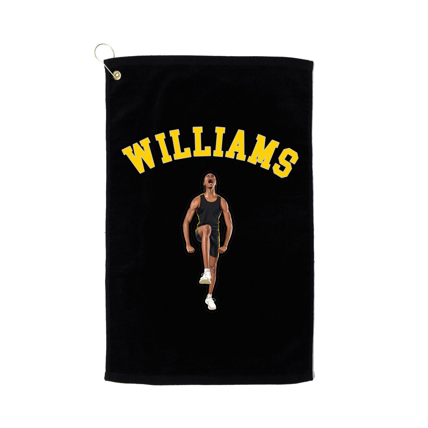 Golf Towel — Shirsey Arch in Black