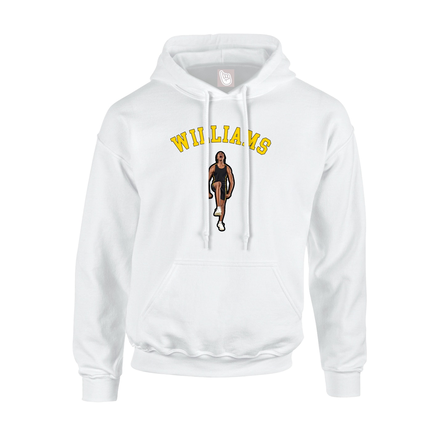 Youth Hoodie — Shirsey Arch in White