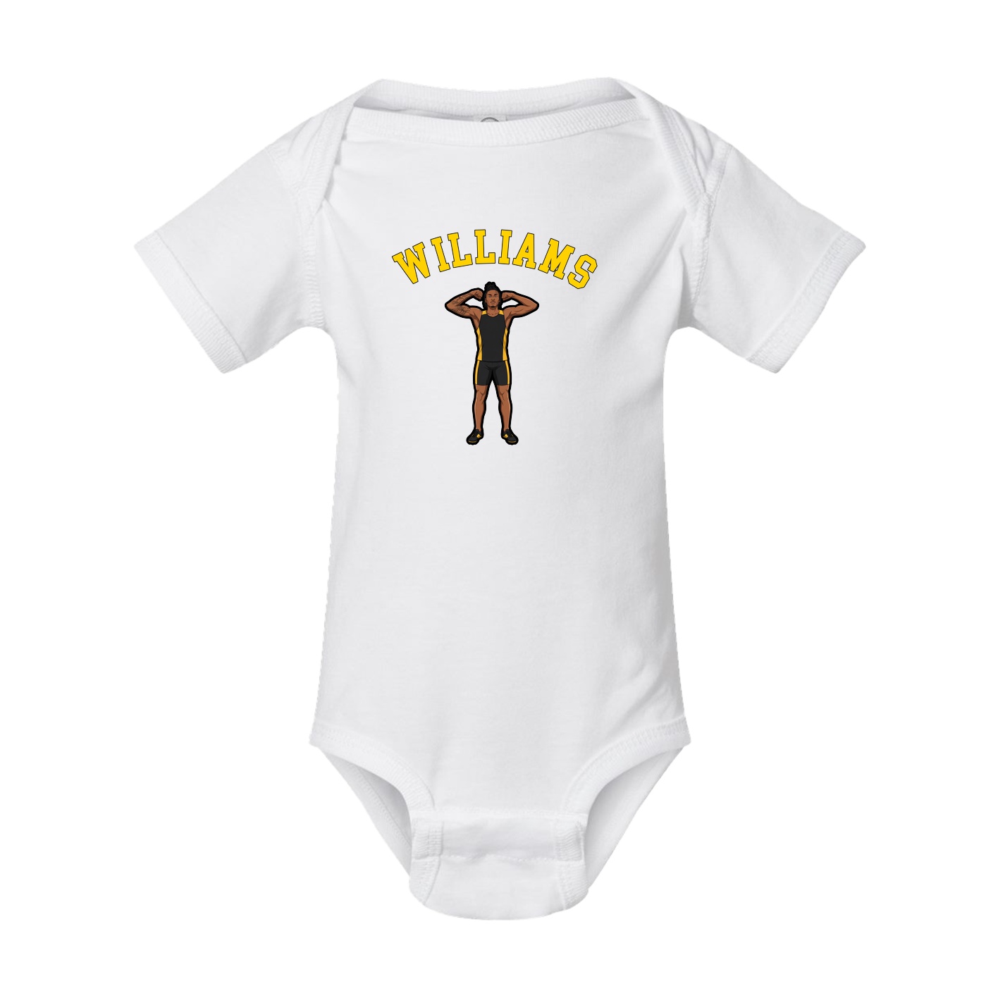 Baby Onesie — Shirsey Arch in White