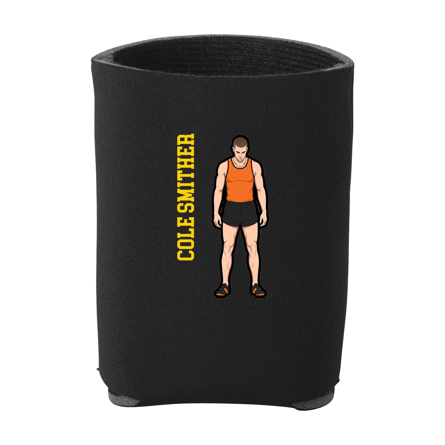 Can Holder — Name Vertical in Black
