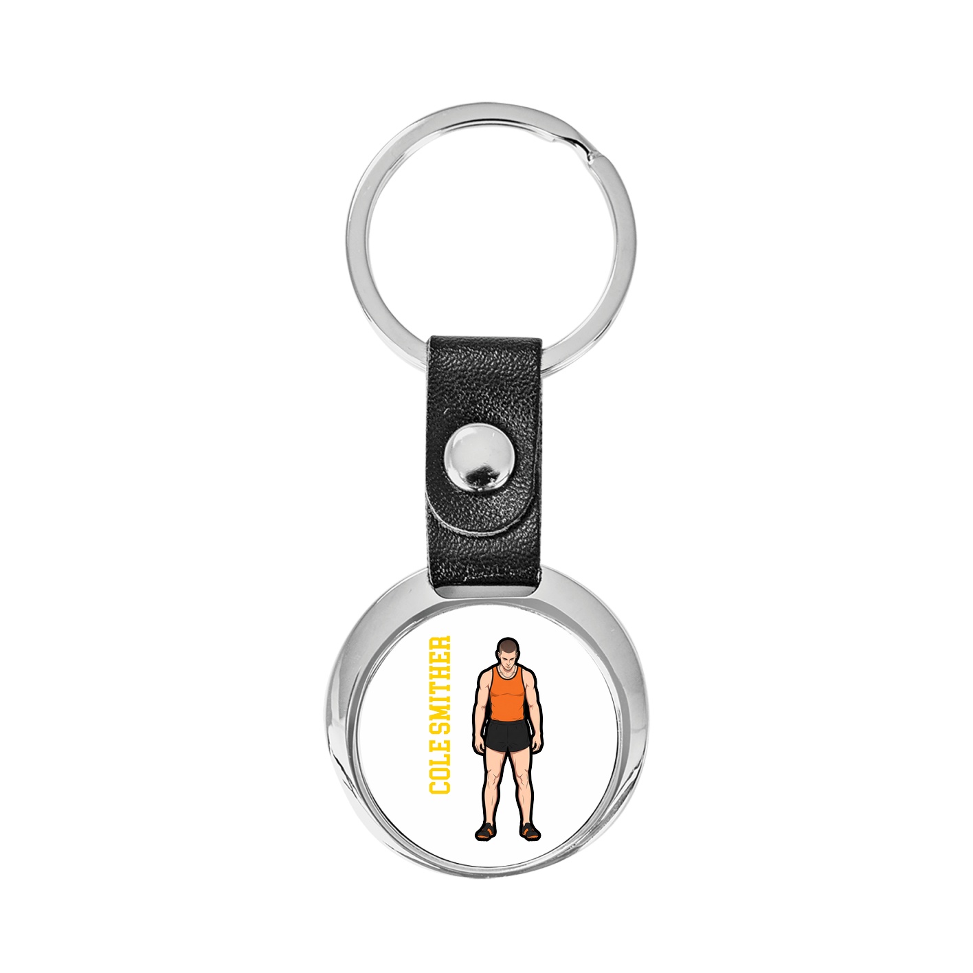Key Chain — Name Vertical in Classic