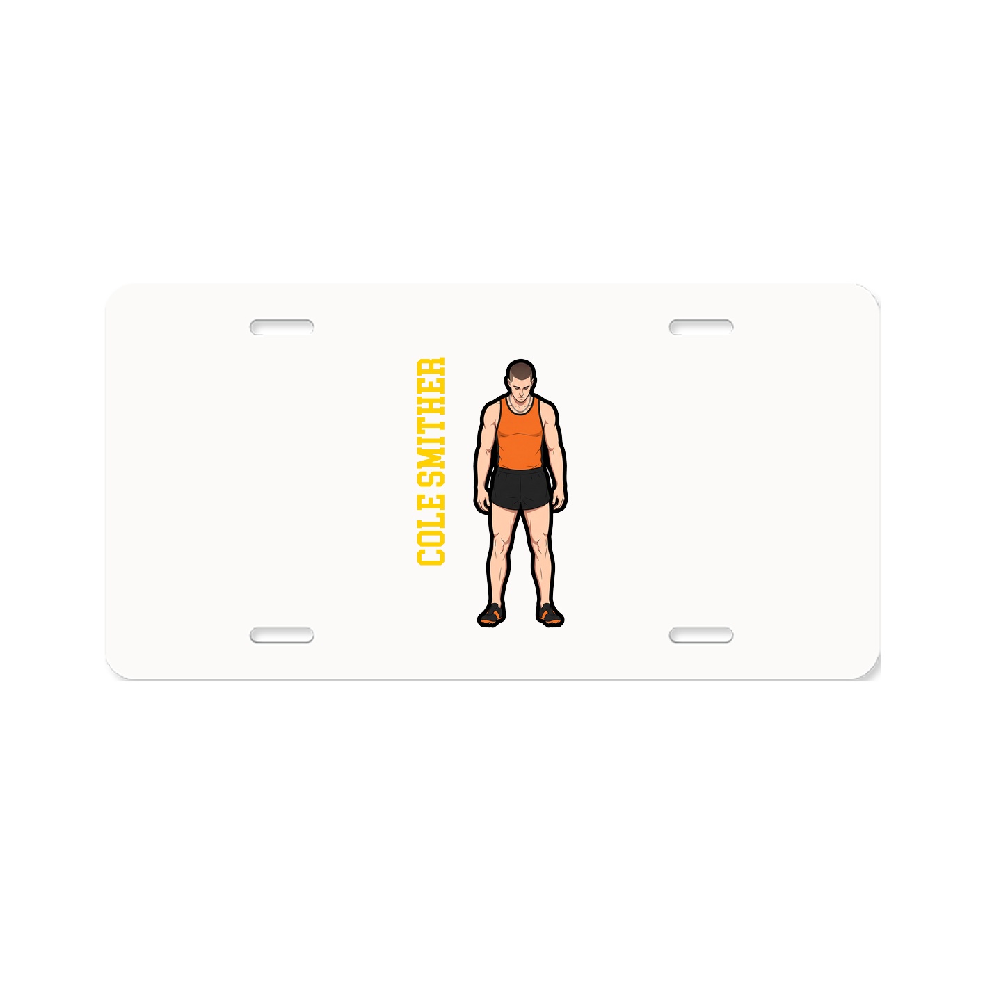 Aluminum License Plate