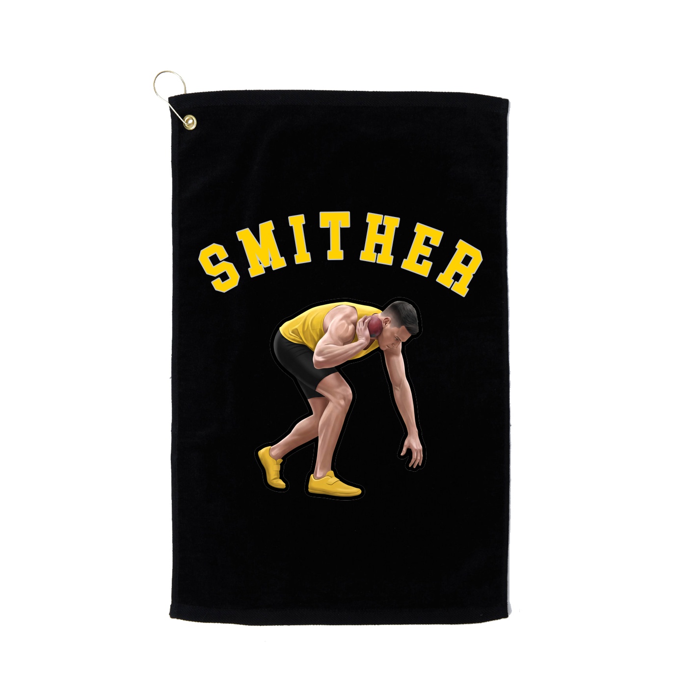 Golf Towel — Shirsey Arch in Black
