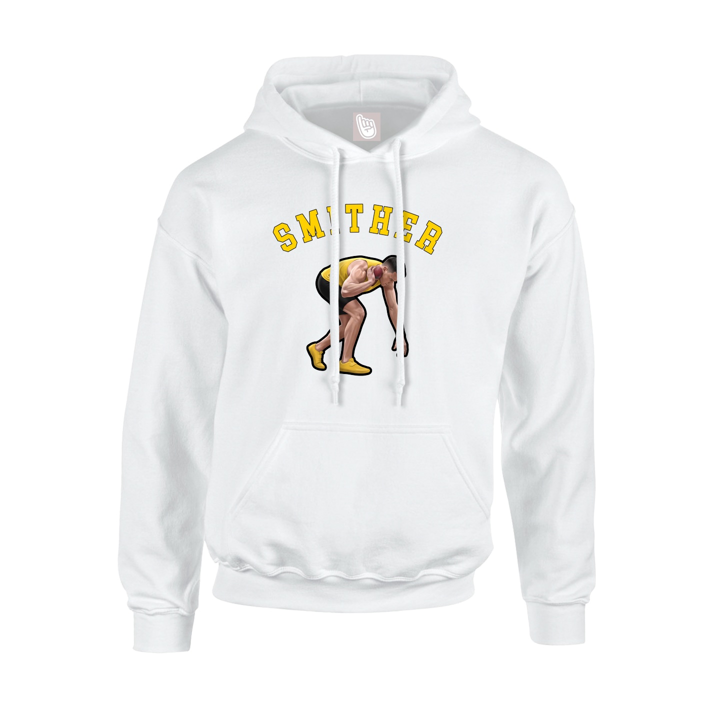 Youth Hoodie — Shirsey Arch in White