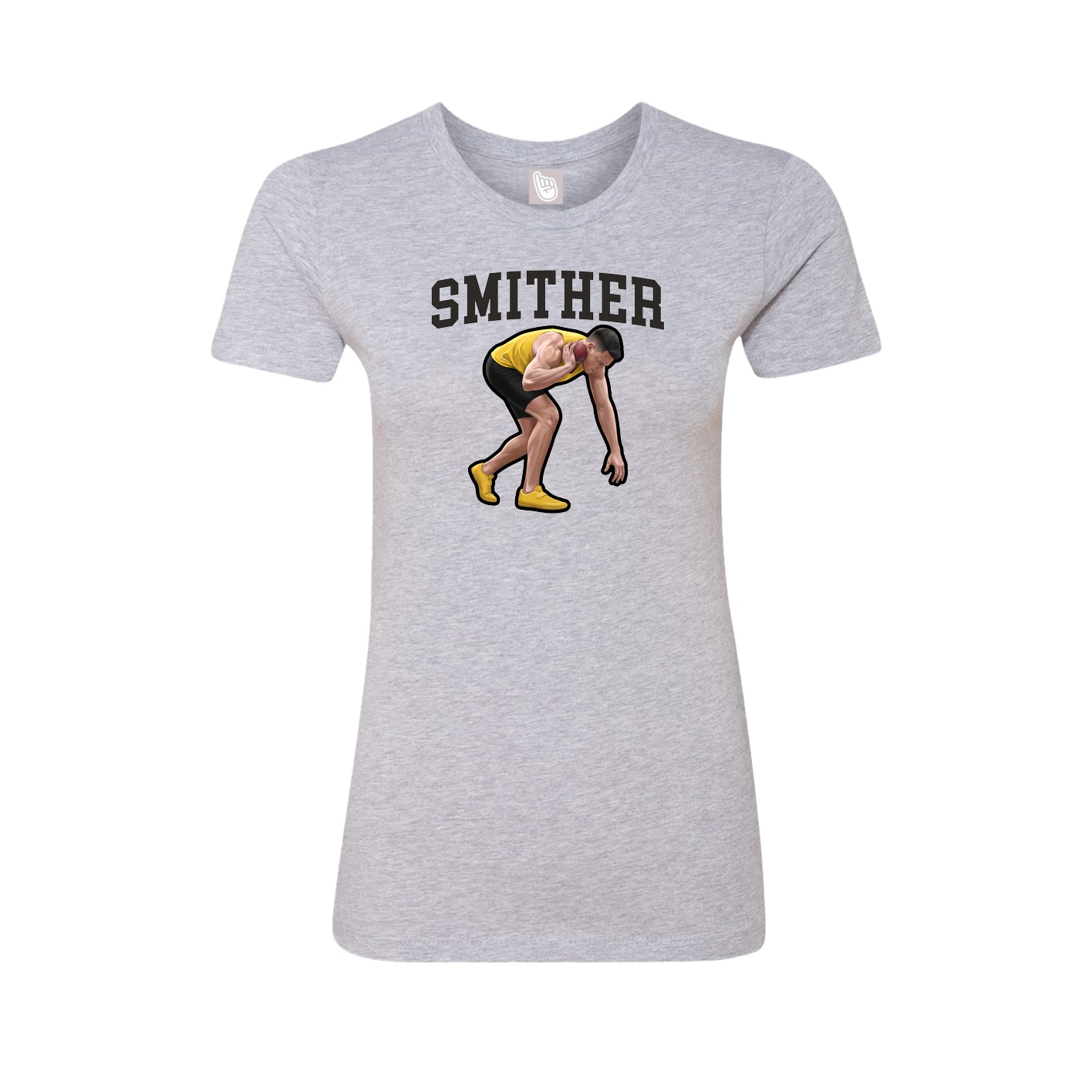Fitted Women's Tee — Shirsey in Grey
