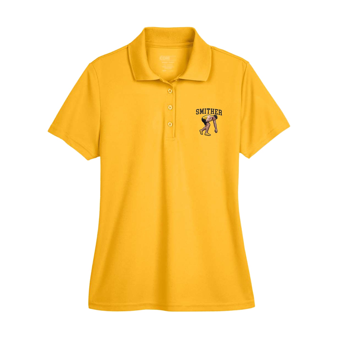 Womens Performance Polo — Shirsey in Gold