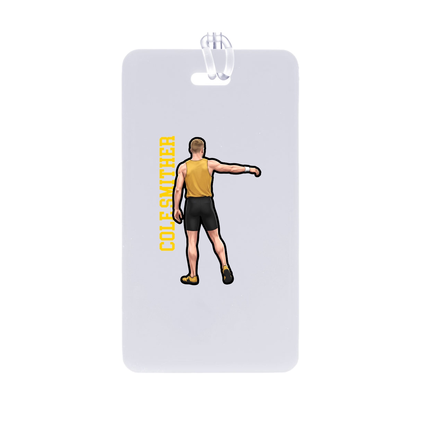 Bag Tag — Name Vertical in Classic