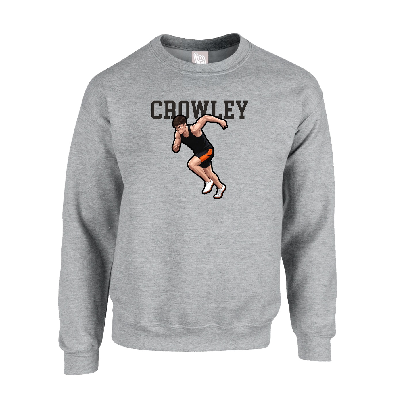 Fleece Crew — Shirsey in Grey