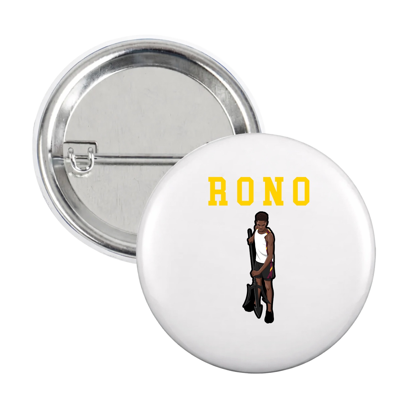 Game Day Button — Shirsey in White