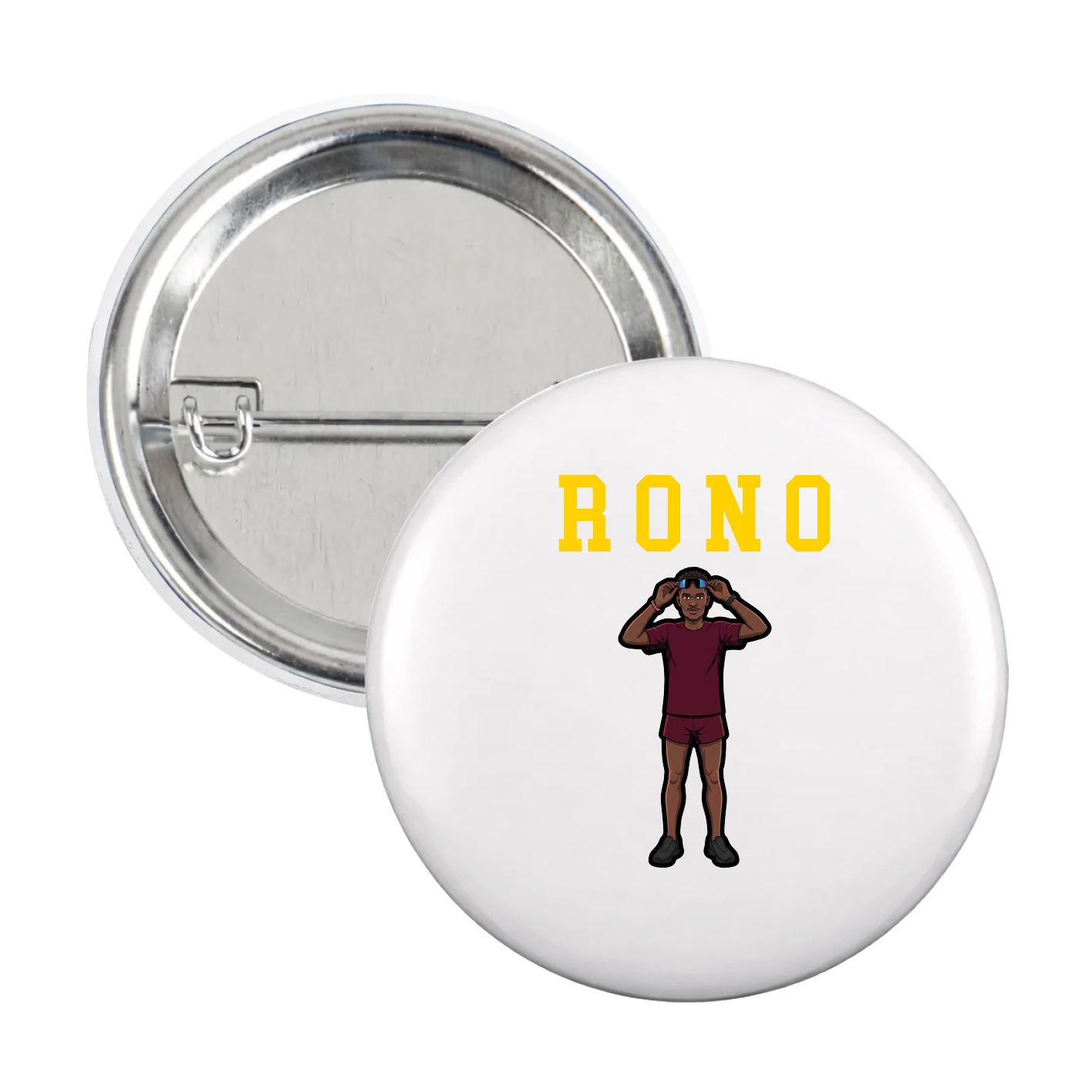 Game Day Button — Shirsey in White