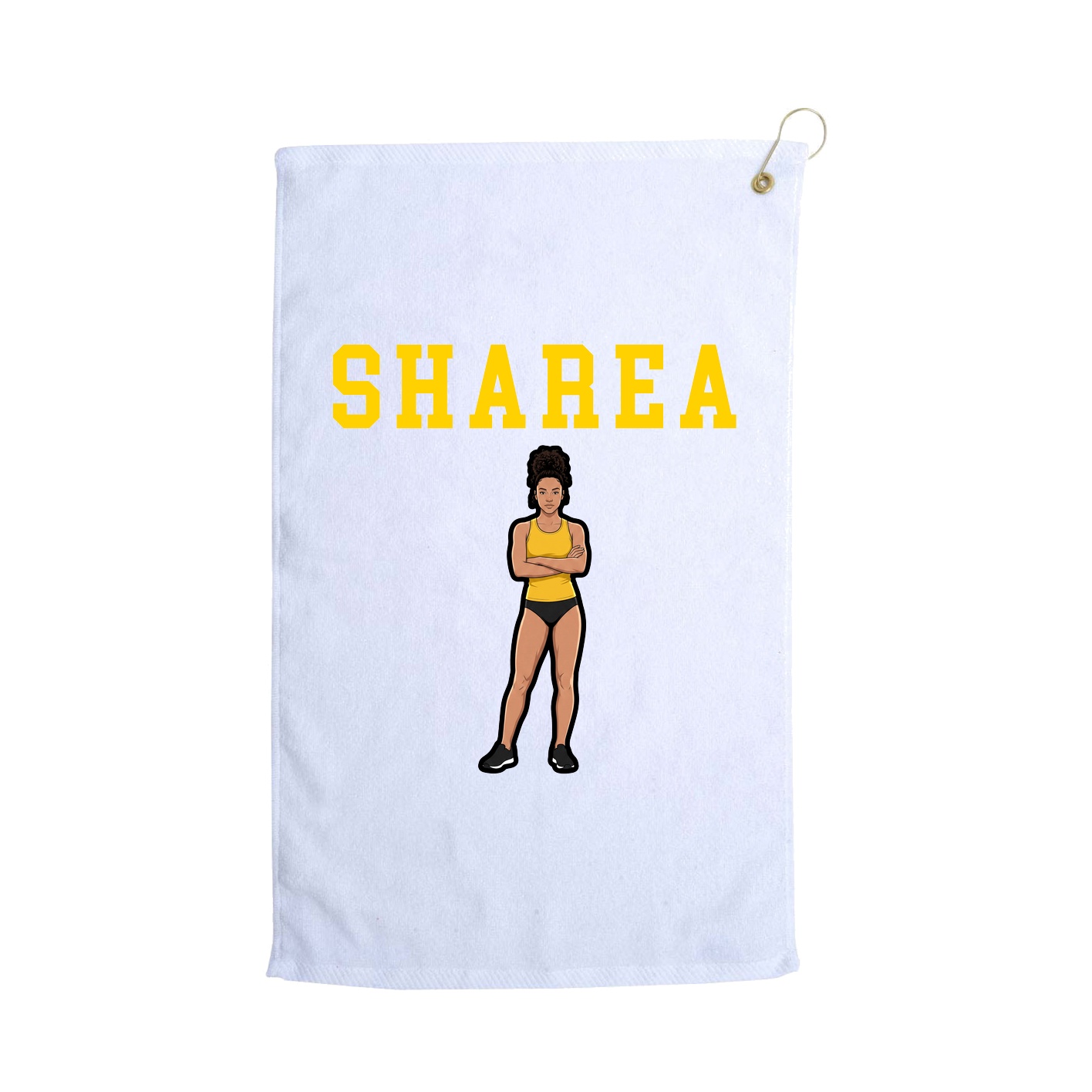 Golf Towel — Shirsey in White