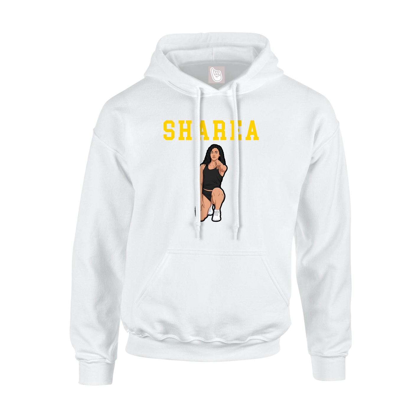 Hoodie — Shirsey in White
