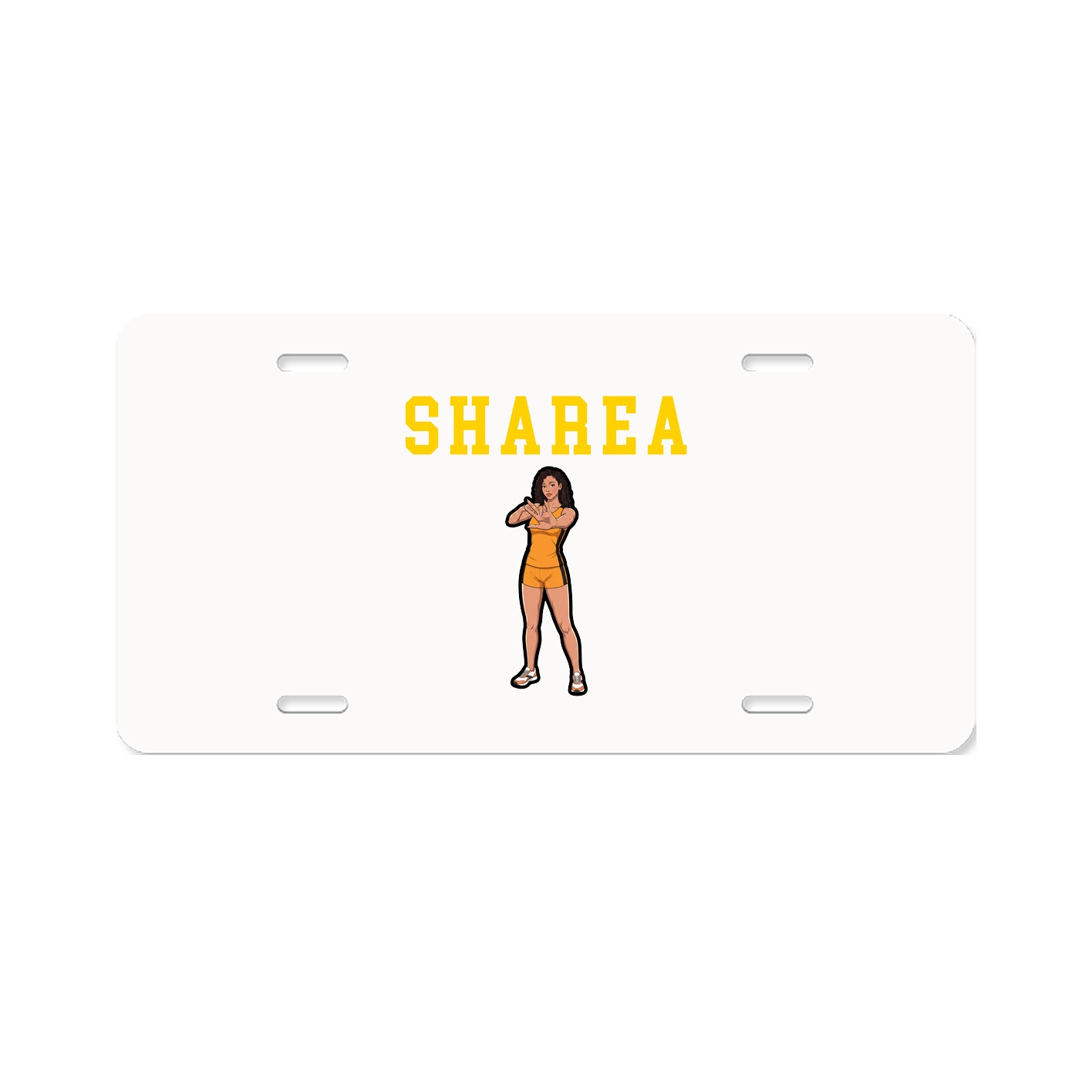 License Plate — Shirsey in Classic