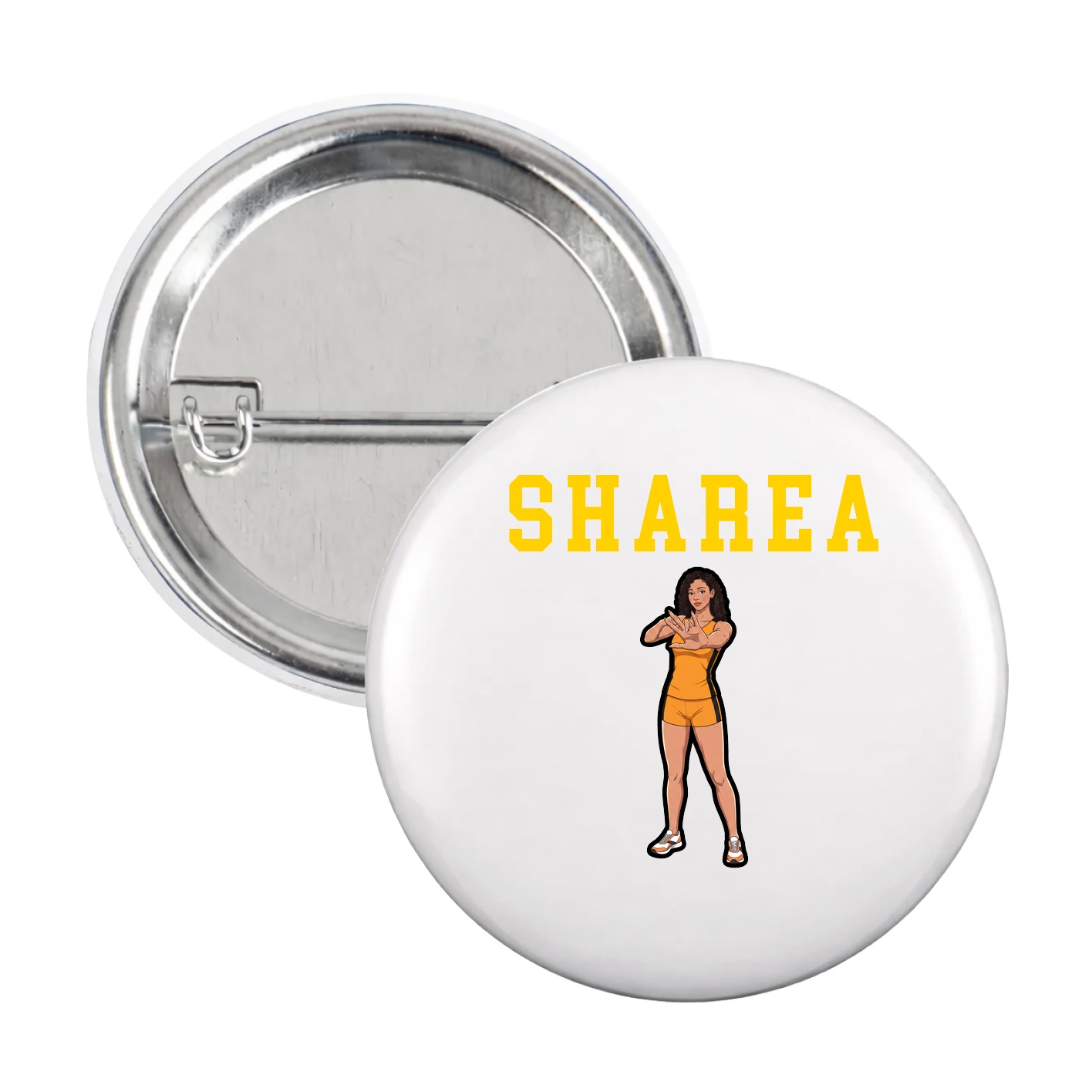 Game Day Button — Shirsey in White