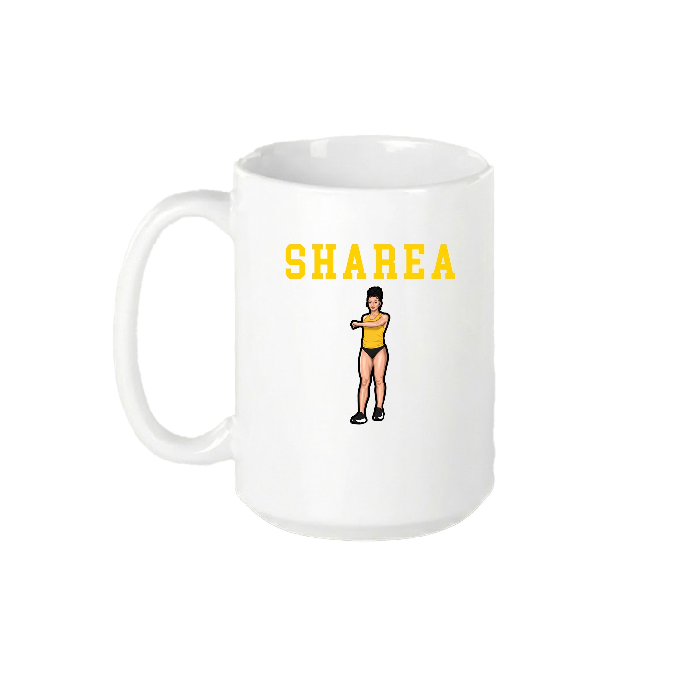 15oz Coffee Mug — Shirsey in White