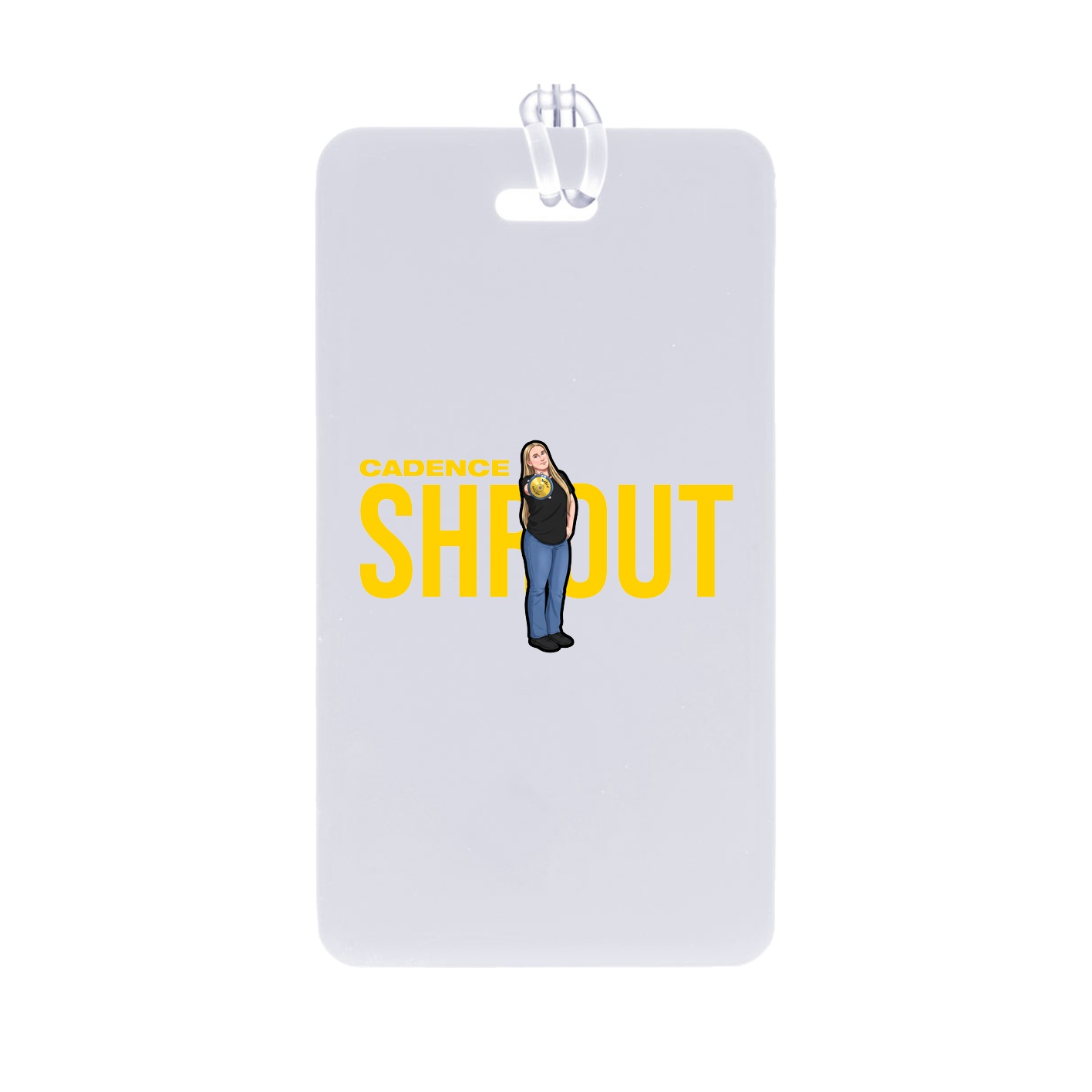 Bag Tag — Player Name in Classic