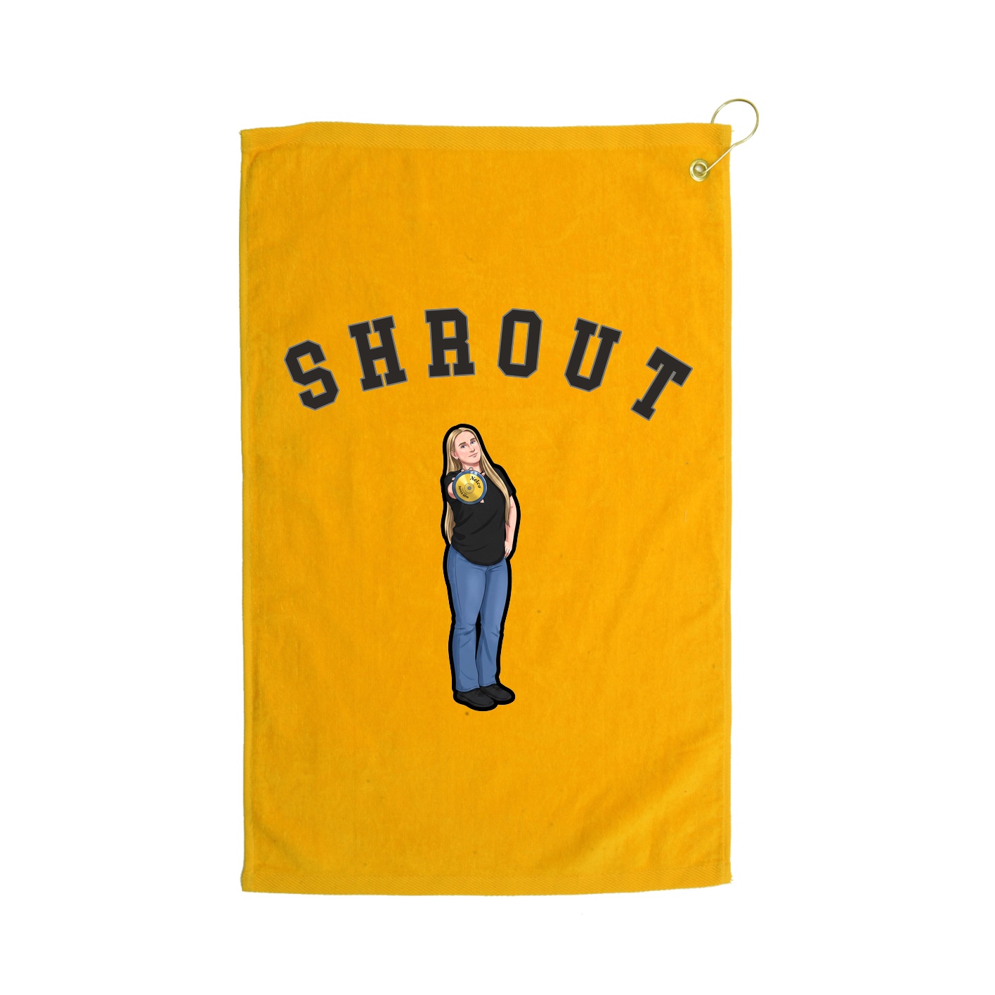 Golf Towel — Shirsey Arch in Gold