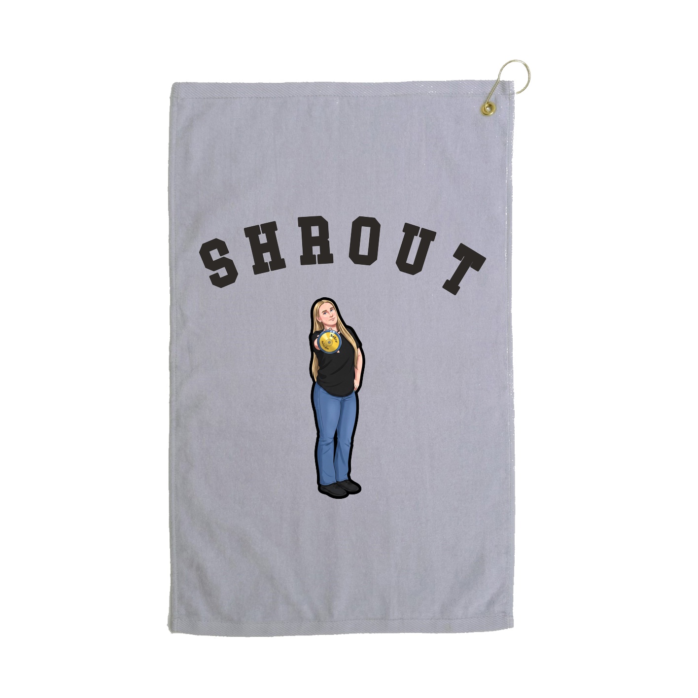 Golf Towel — Shirsey Arch in Grey