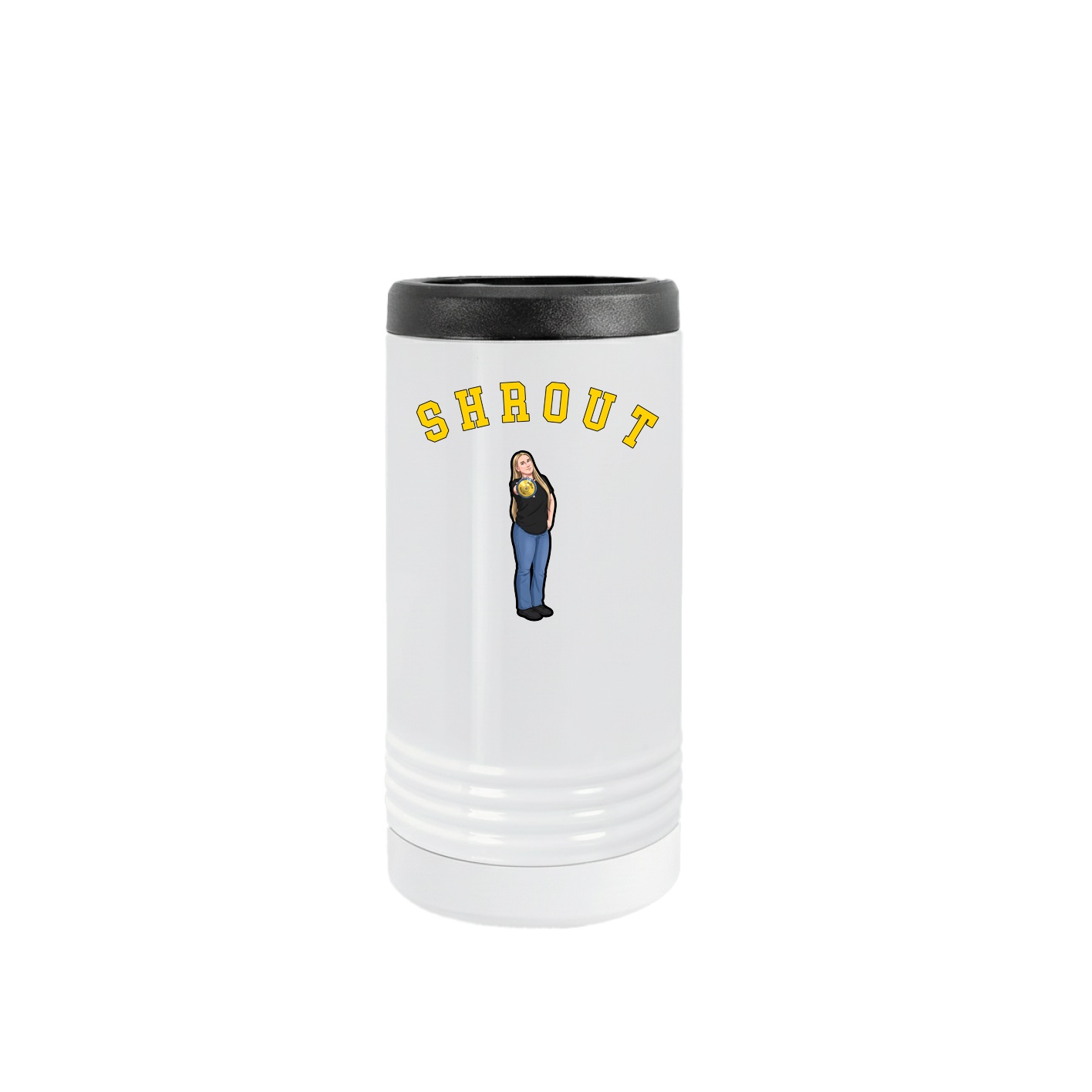 Slim Beverage Holder — Shirsey Arch in White