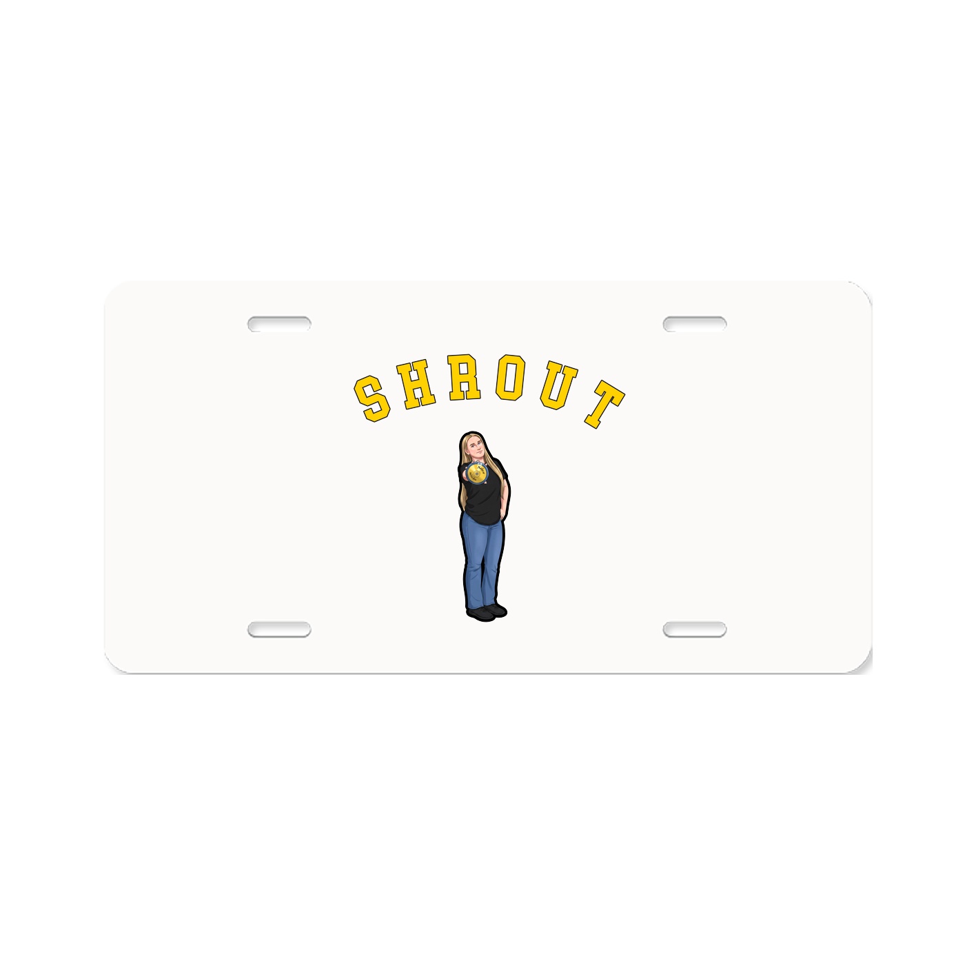 License Plate — Shirsey Arch in Classic