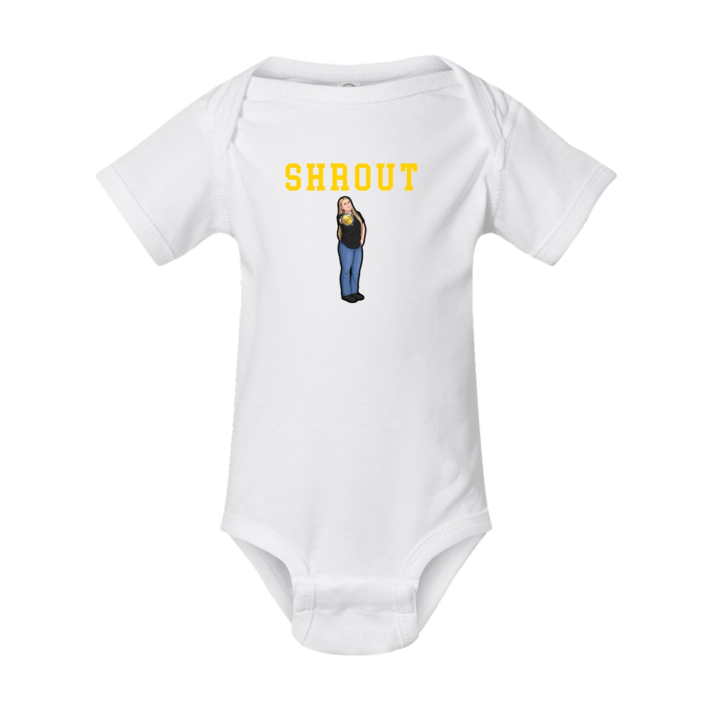 Baby Onesie — Shirsey in White