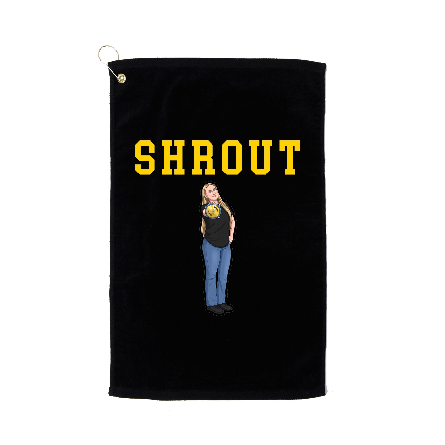 Golf Towel — Shirsey in Black