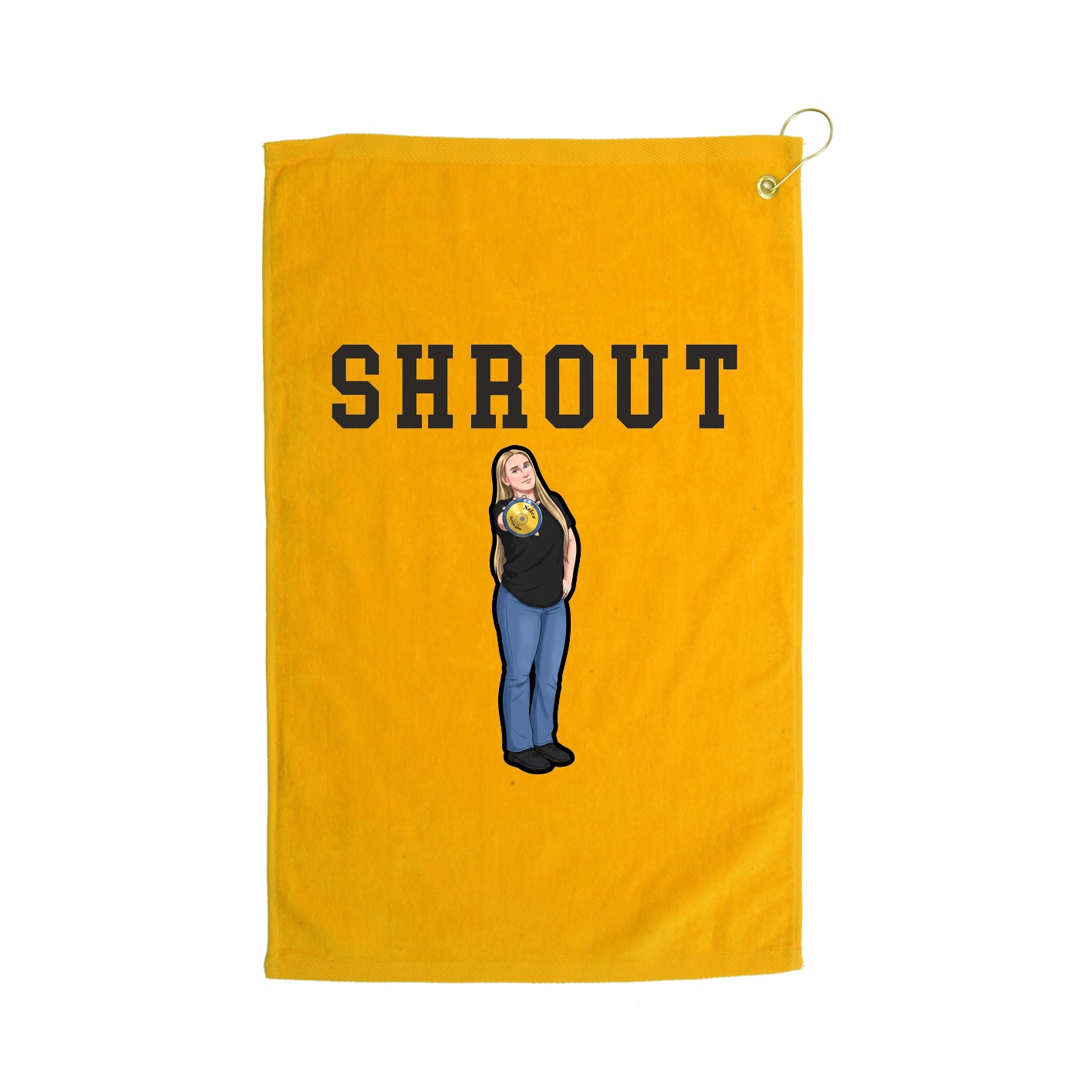 Golf Towel — Shirsey in Gold