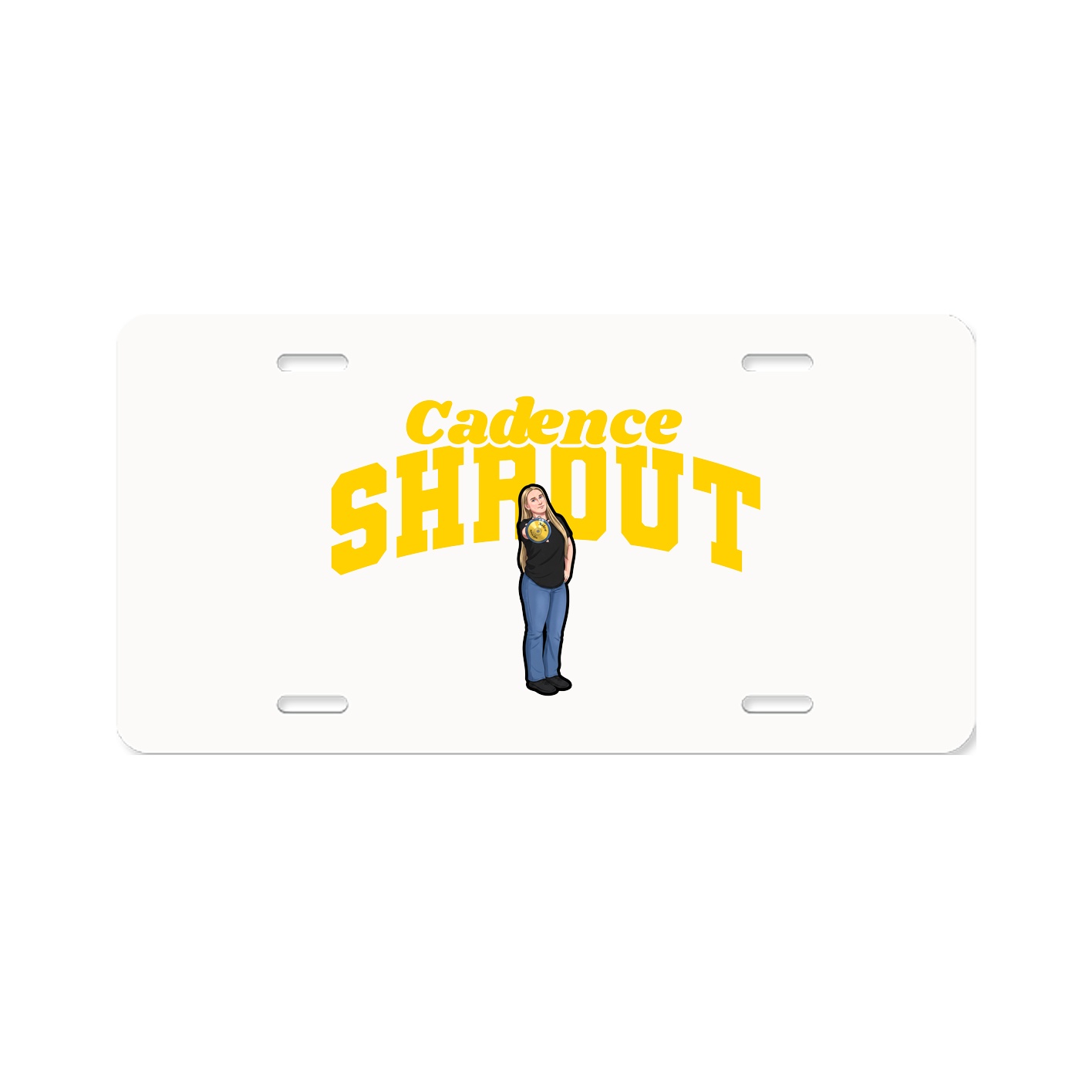 License Plate — Signature Arch in Classic