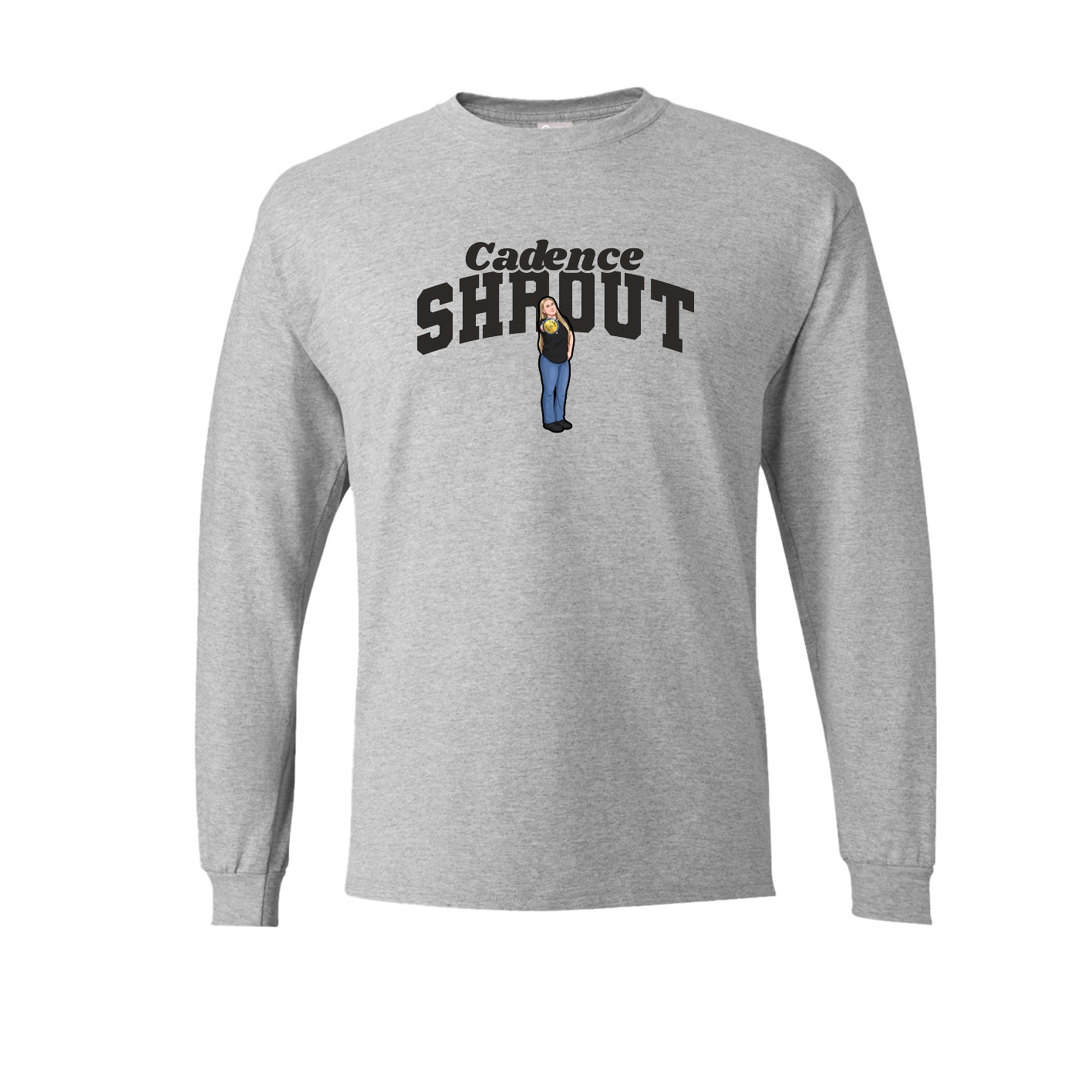 Long Sleeve Tee — Signature Arch in Grey