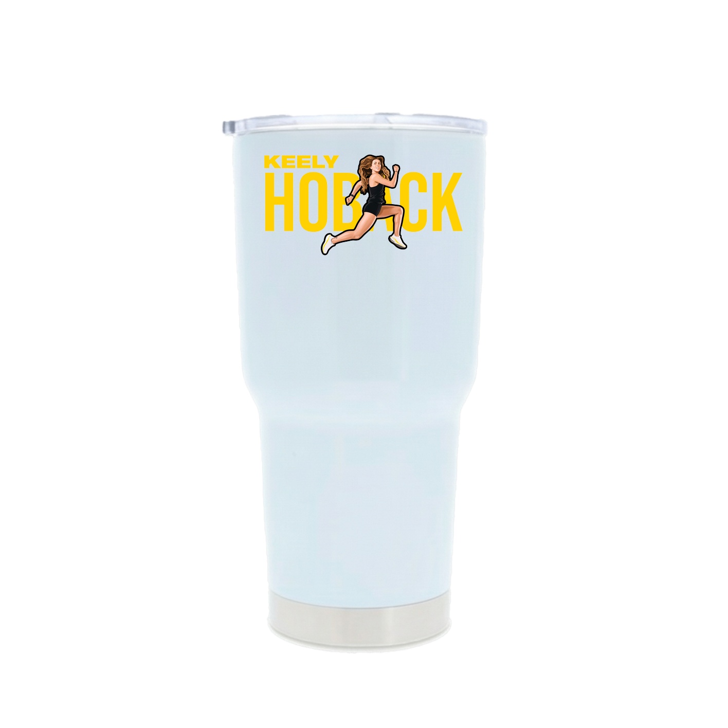 30oz Stainless Steel Tumbler — Player Name in White