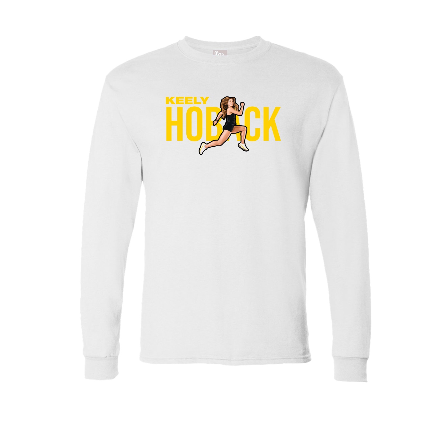 Long Sleeve Tee — Player Name in White