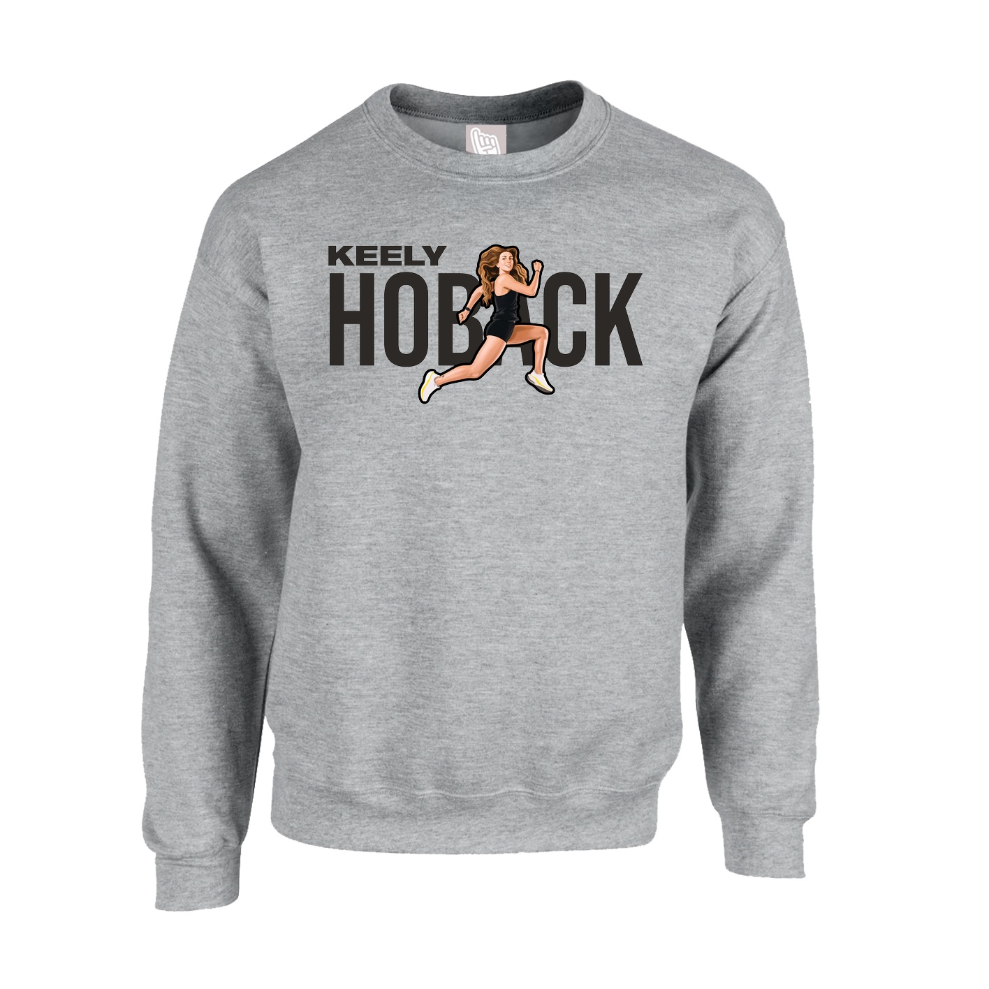 Fleece Crew — Player Name in Grey