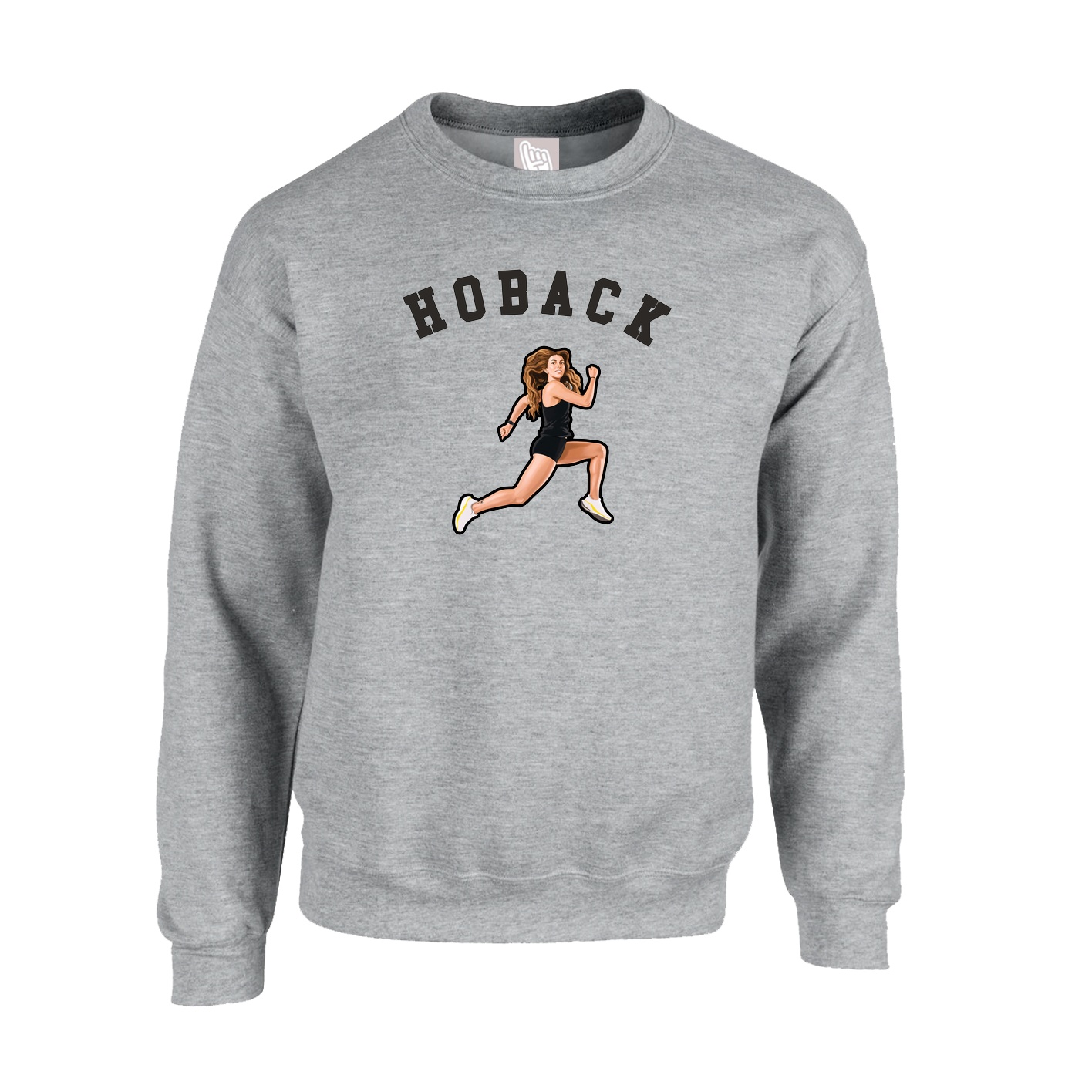 Fleece Crew — Shirsey Arch in Grey