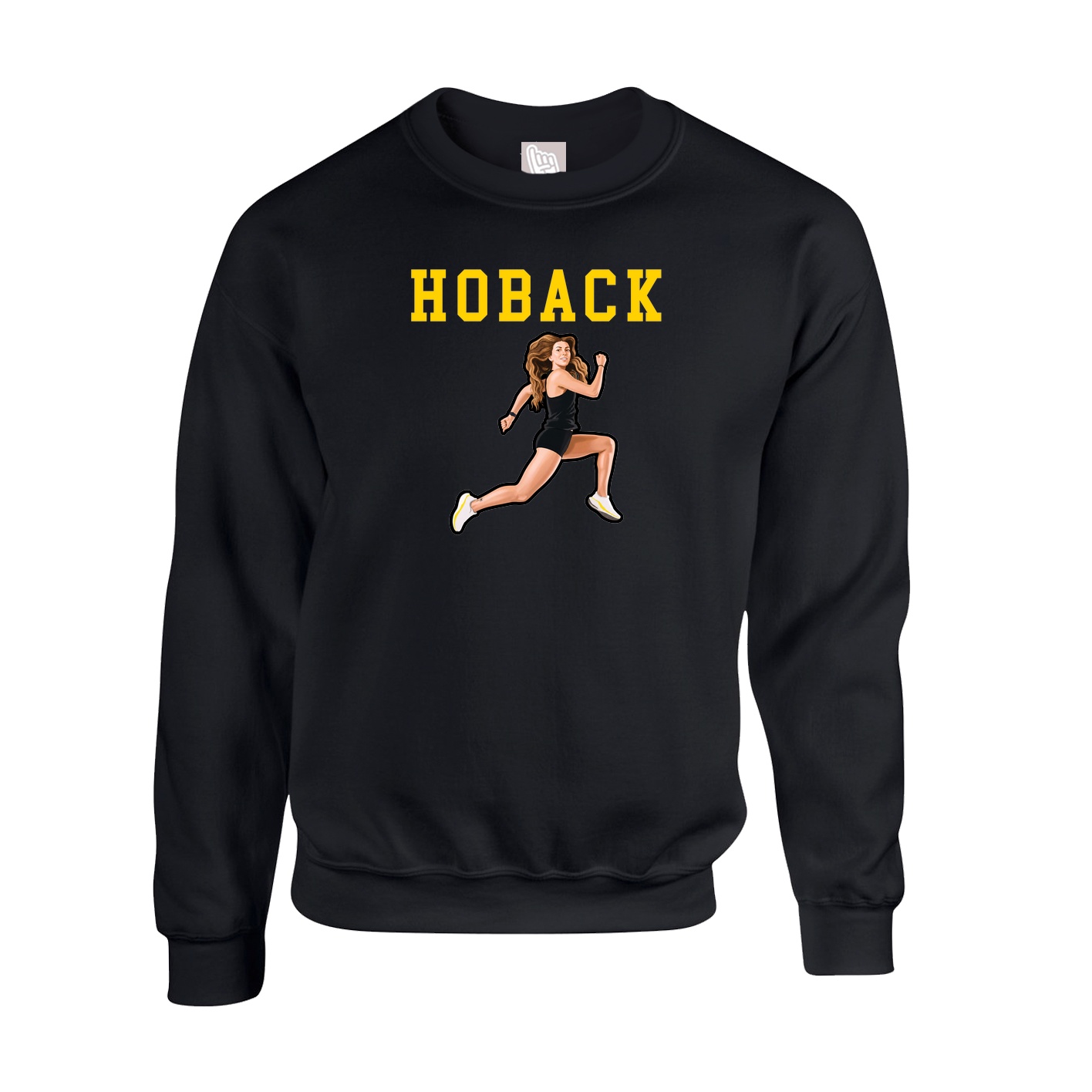 Fleece Crew — Shirsey in Black