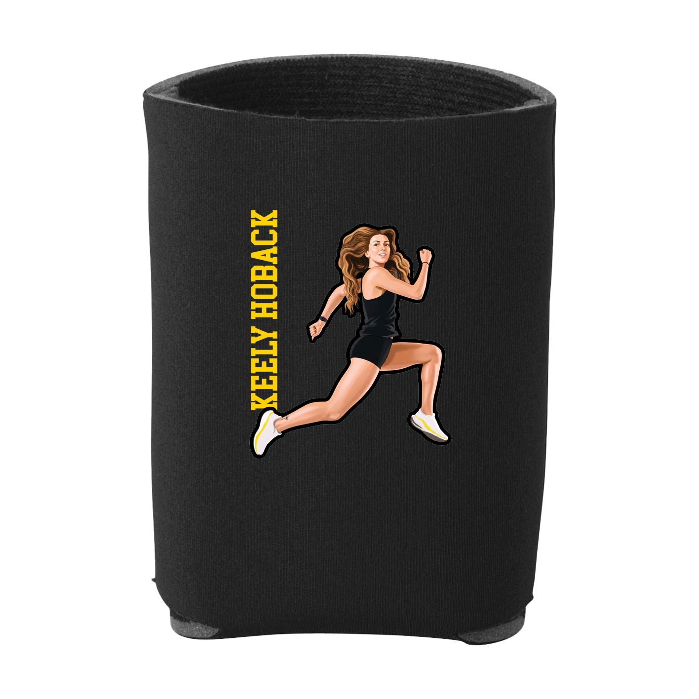 Can Holder — Name Vertical in Black