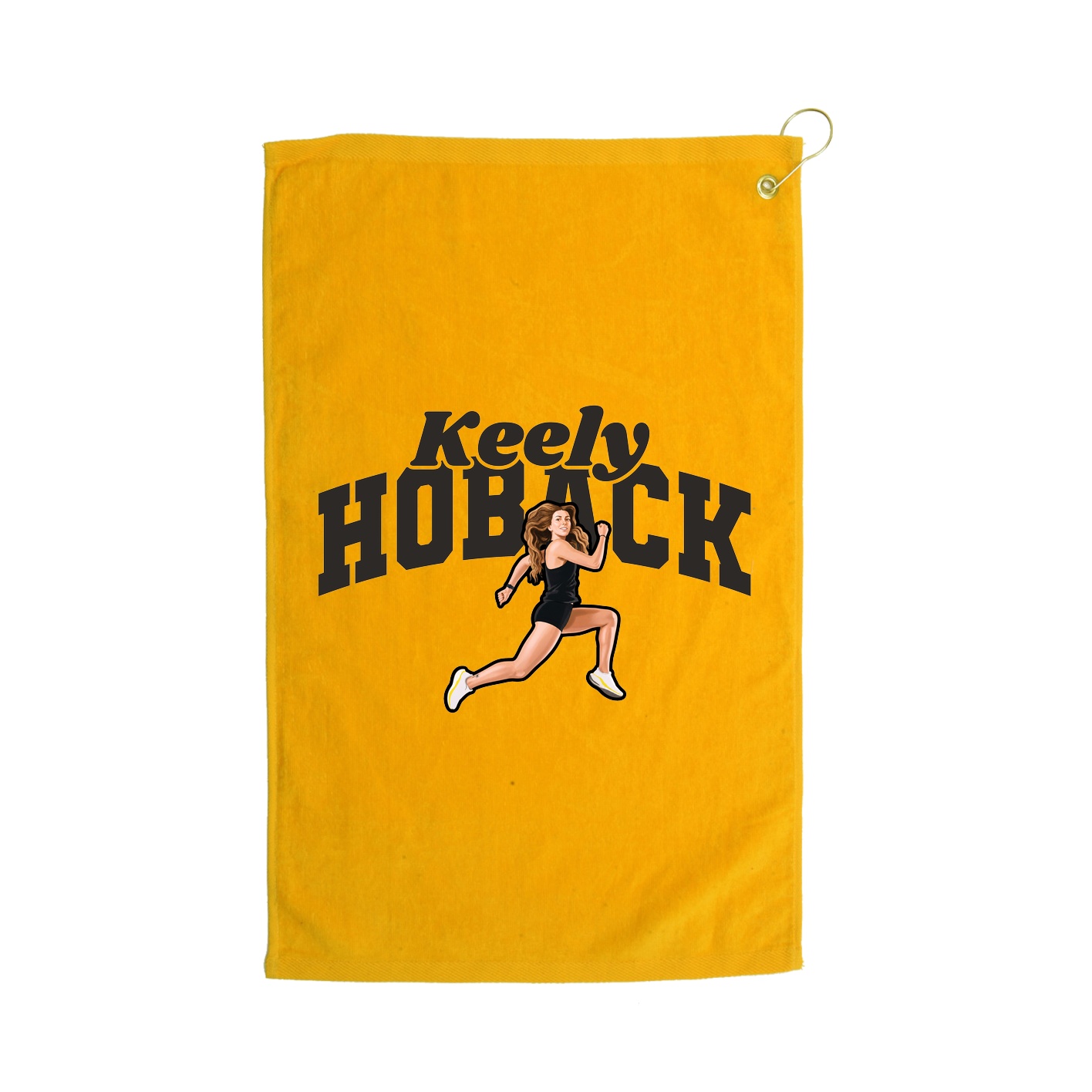 Golf Towel — Signature Arch in Gold