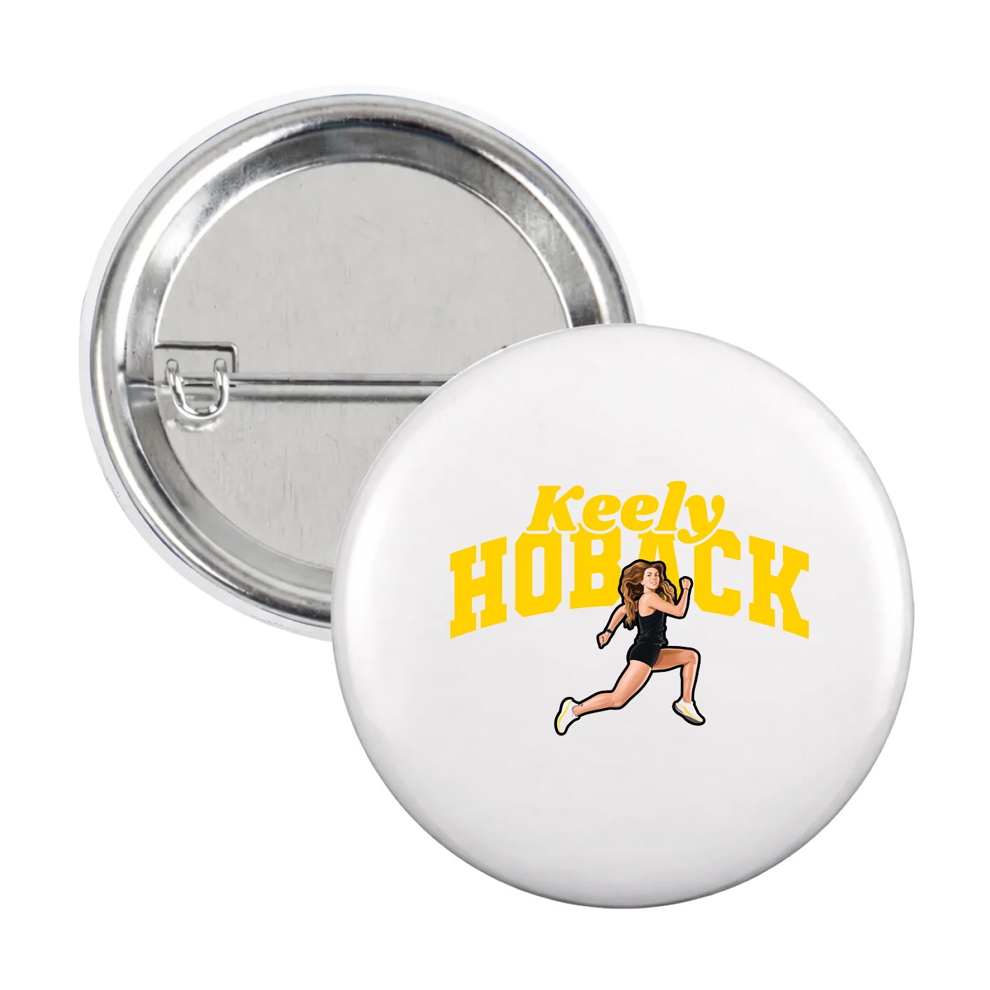 Game Day Button — Signature Arch in White