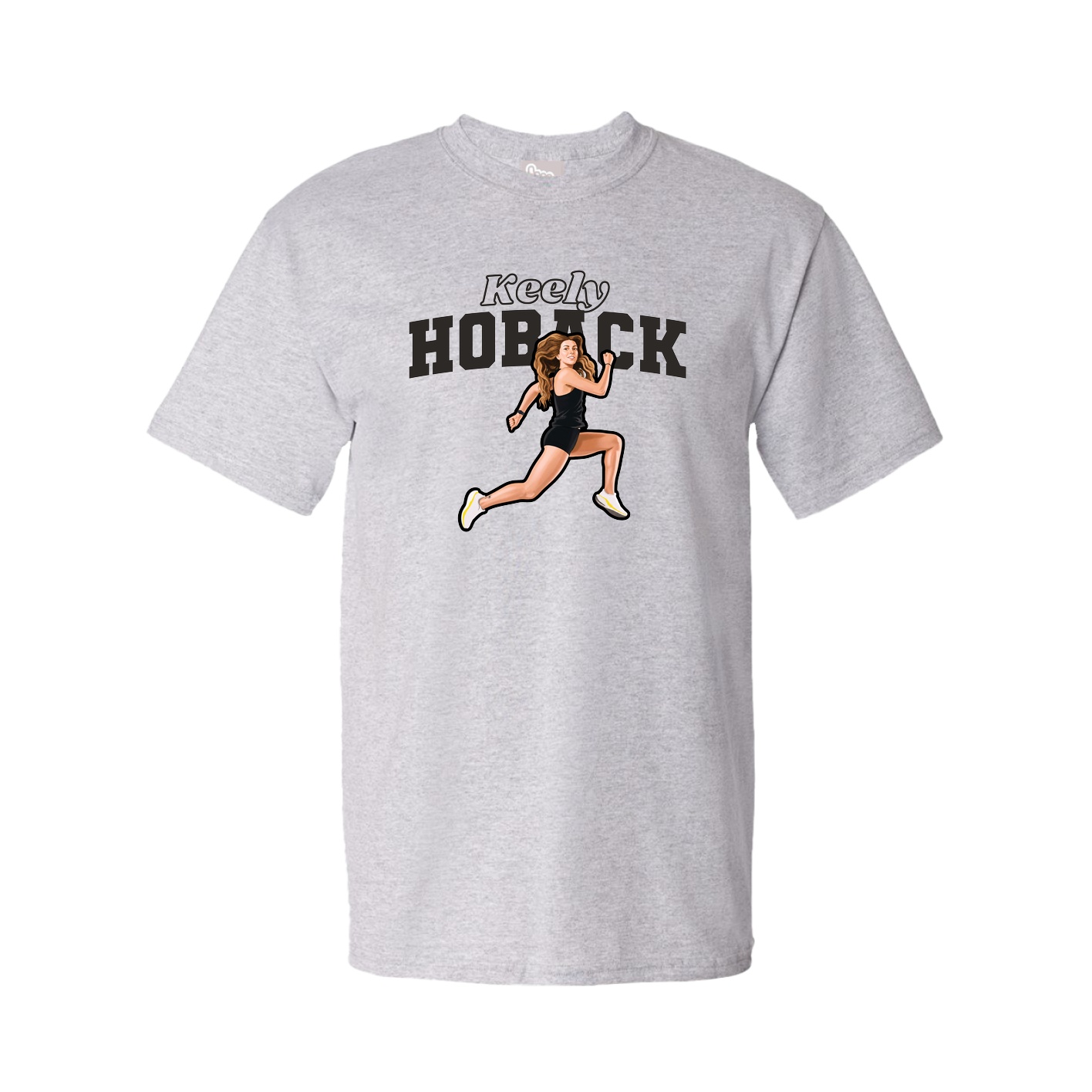 Tee — Name Arch in Grey