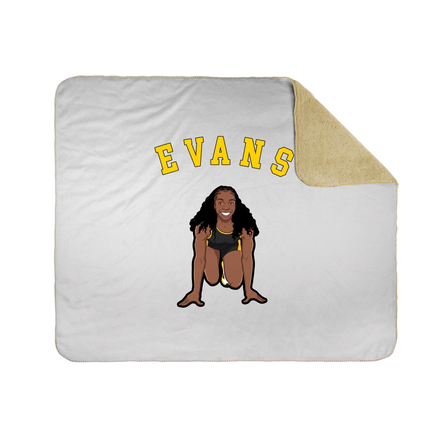 Throw Blanket — Shirsey Arch in White